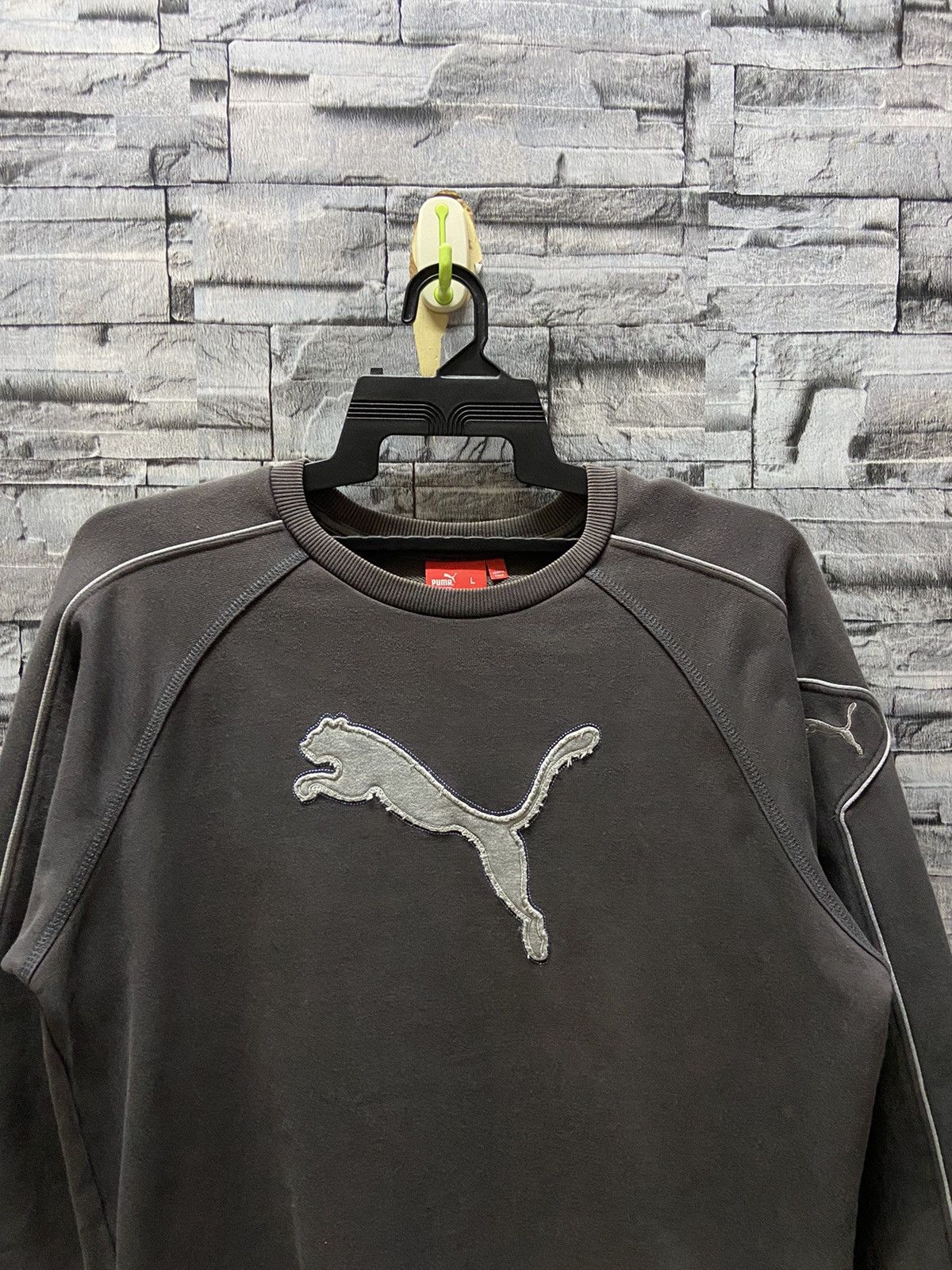 Puma Vintage Puma sweatshirt big logo Size US L / EU 52-54 / 3 - 2 Thumbnail