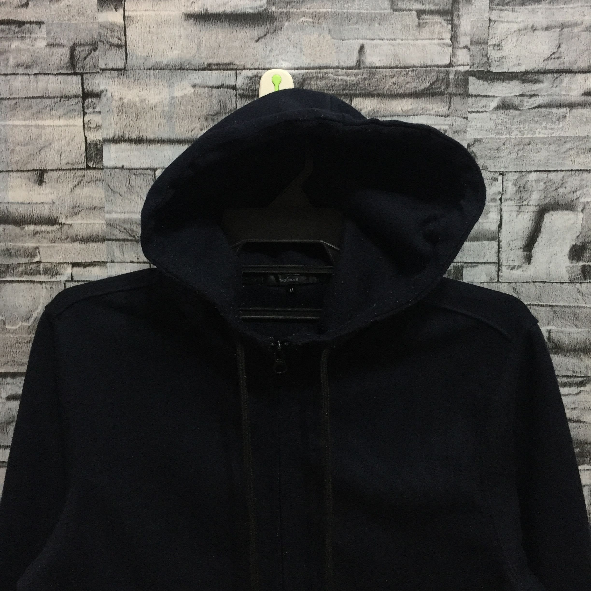 Japanese Brand Valman hoodie plain size M dark blue Size US M / EU 48-50 / 2 - 2 Thumbnail