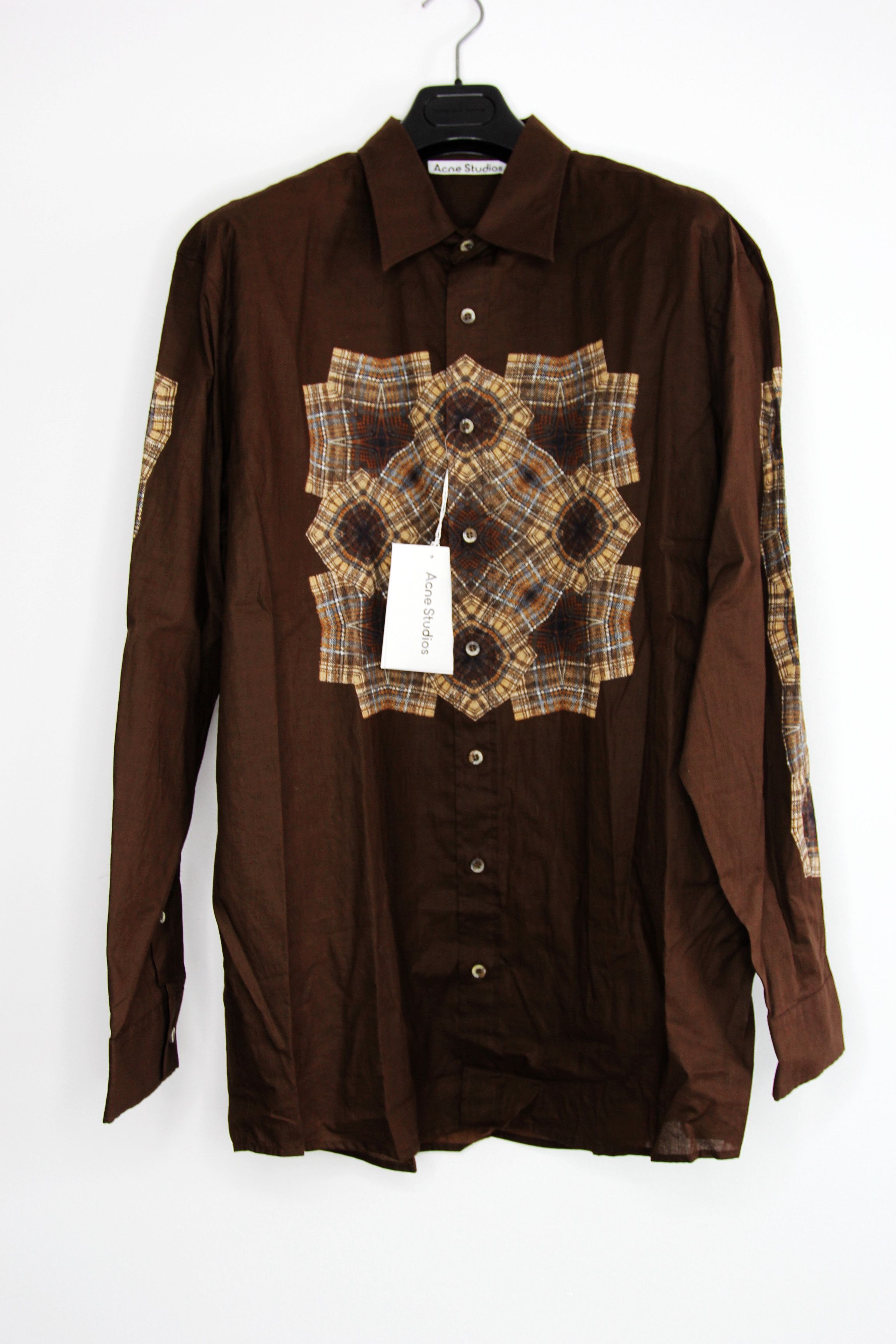 Acne Studios BNWT AW22 ACNE STUDIOS KALEIDOSCOPE PRINTED SHIRT 48 Size US M / EU 48-50 / 2 - 2 Thumbnail