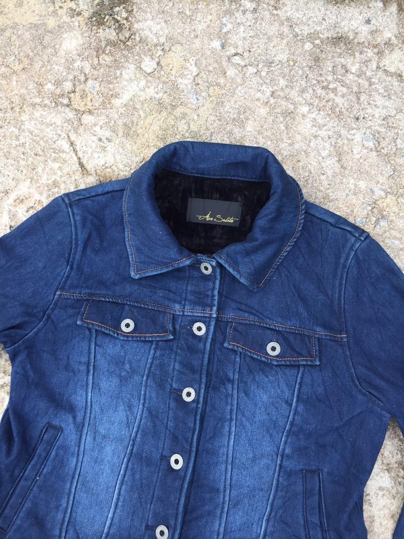 Japanese Brand Ave Sabato Trucker Jacket Size S / US 4 / IT 40 - 3 Thumbnail