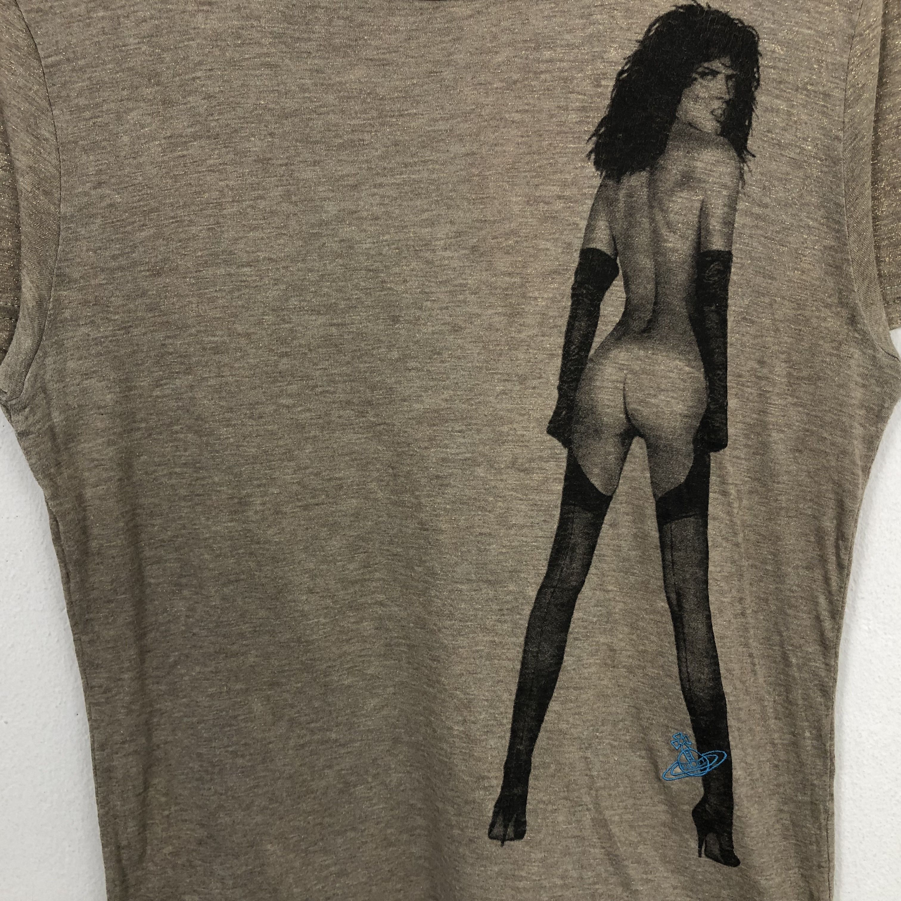 Vintage × Vivienne Westwood Vintage Vivienne Westword Sexy Girls Style Tshirt Size S / US 4 / IT 40 - 2 Thumbnail