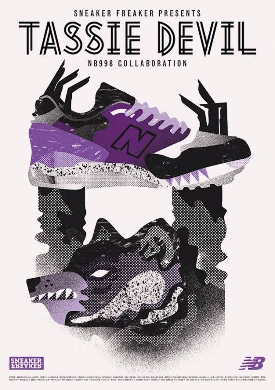 New Balance NEW BALANCE 998 SNF.TASSIE DEVIL 576.577.1500.997.999 .LIMITED Grailed