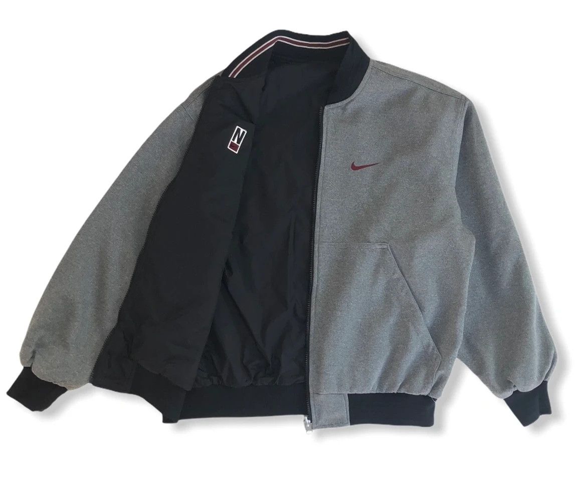 image of 90’S Nike Reversible Bomber Jacket Loose Fit in Mix, Men's (Size Medium)