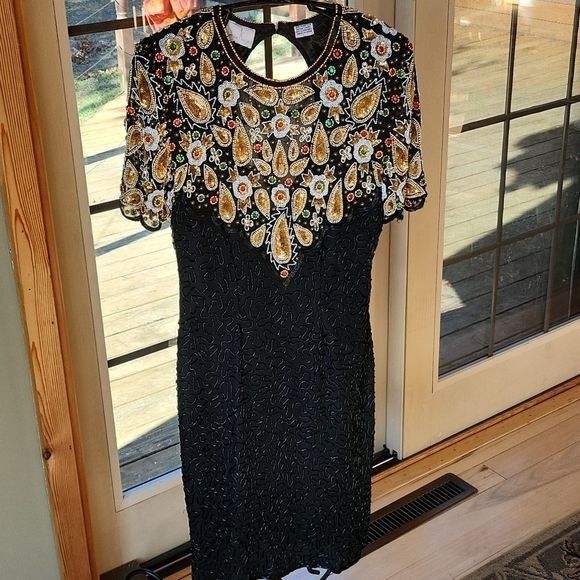 Laurence Kazar Event Embellished 100% Silk Rayon Lining Sht