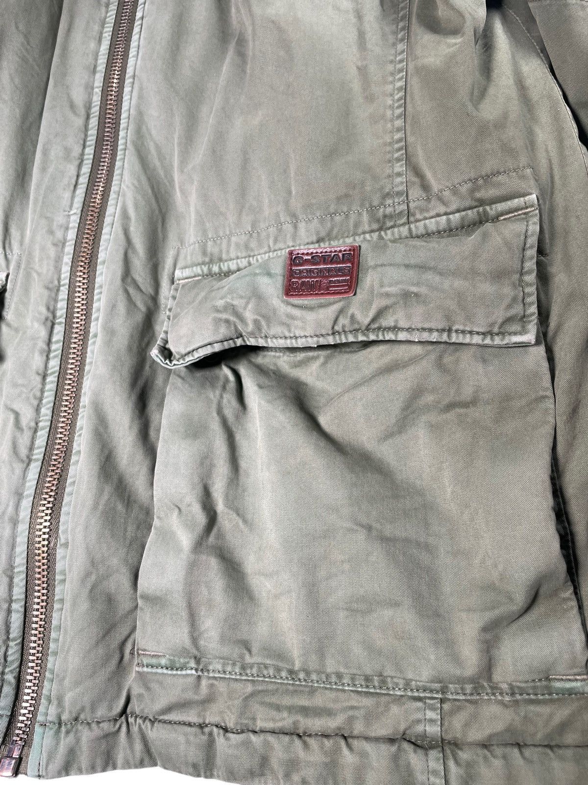 G-Star Gstar Raw Faded Green Jacket Size US L / EU 52-54 / 3 - 7 Thumbnail