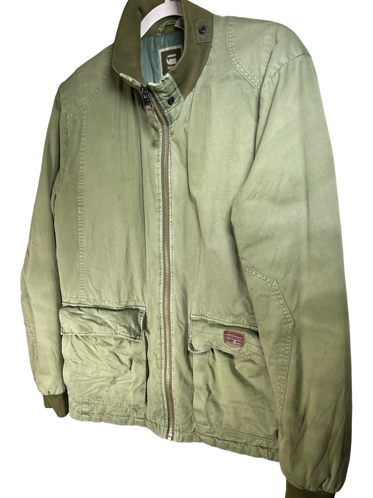 G-Star Gstar Raw Faded Green Jacket Size US L / EU 52-54 / 3 - 2 Thumbnail