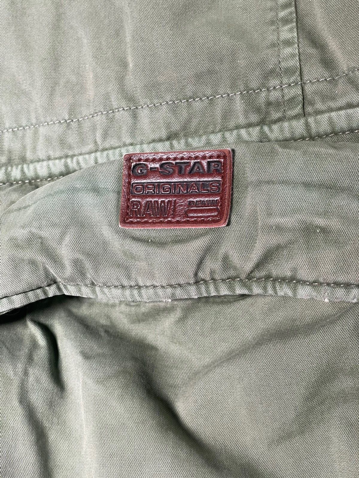G-Star Gstar Raw Faded Green Jacket Size US L / EU 52-54 / 3 - 8 Thumbnail