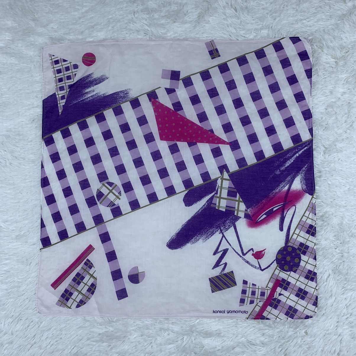 Japanese Brand × Kansai Yamamoto KANSAI YAMAMOTO handkerchief bandana handy scarf.. Size ONE SIZE - 1 Thumbnail