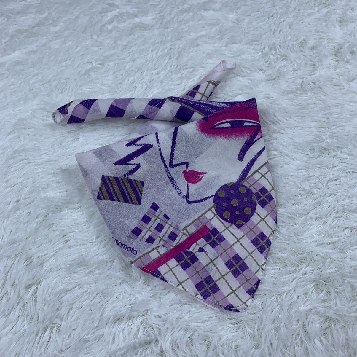 Japanese Brand × Kansai Yamamoto KANSAI YAMAMOTO handkerchief bandana handy scarf.. Size ONE SIZE - 3 Thumbnail