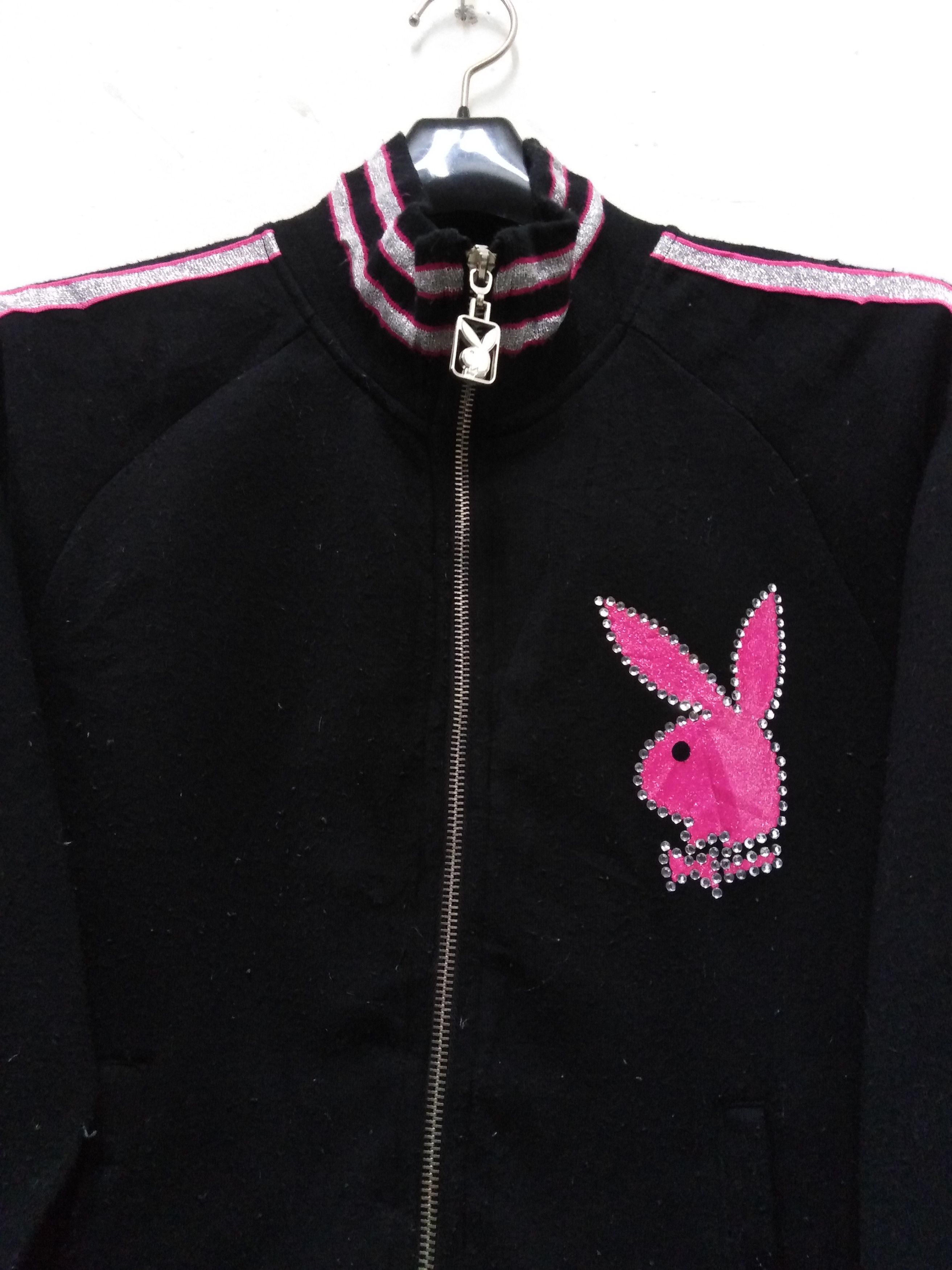 Playboy ✨Need Gone Today ✨PLAYBOY BUNNY VELVET JACKET Size US S / EU 44-46 / 1 - 6 Thumbnail