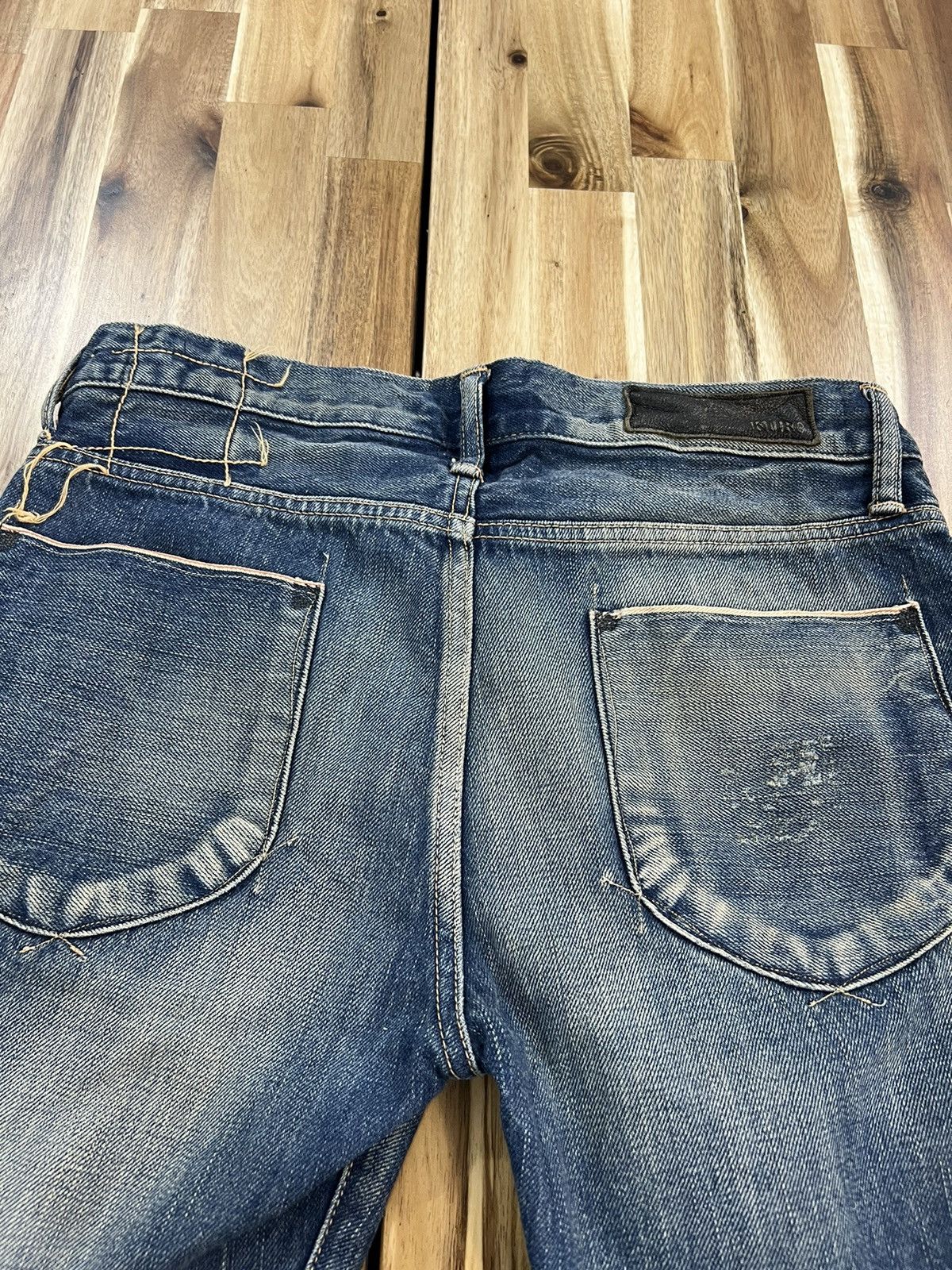Issey Miyake Kuro Boro Japanese Selvedge Denim Jeans Size US 31 - 9 Thumbnail