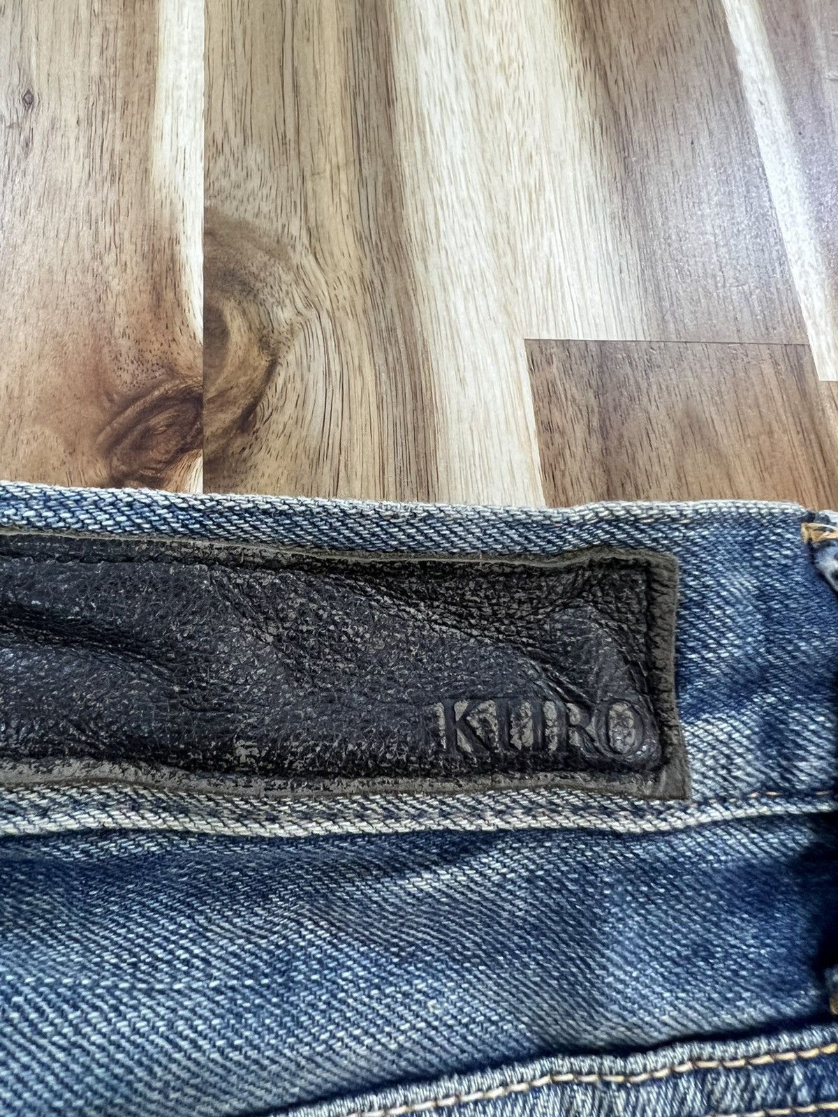 Issey Miyake Kuro Boro Japanese Selvedge Denim Jeans Size US 31 - 8 Thumbnail
