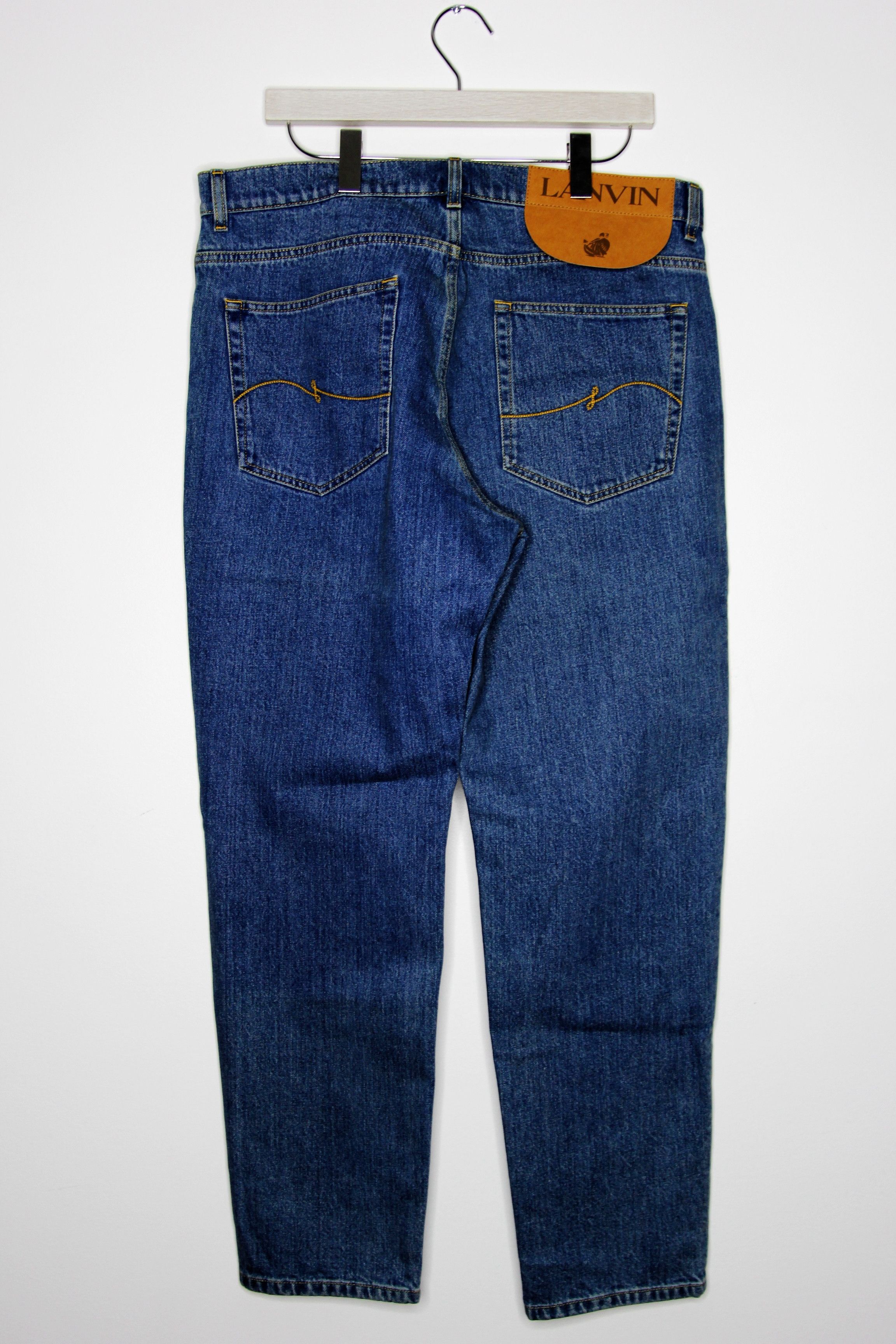Lanvin BNWT AW22 LANVIN LIGHT WASH STRAIGHT LEG JEANS 34 Size US 34 / EU 50 - 3 Thumbnail