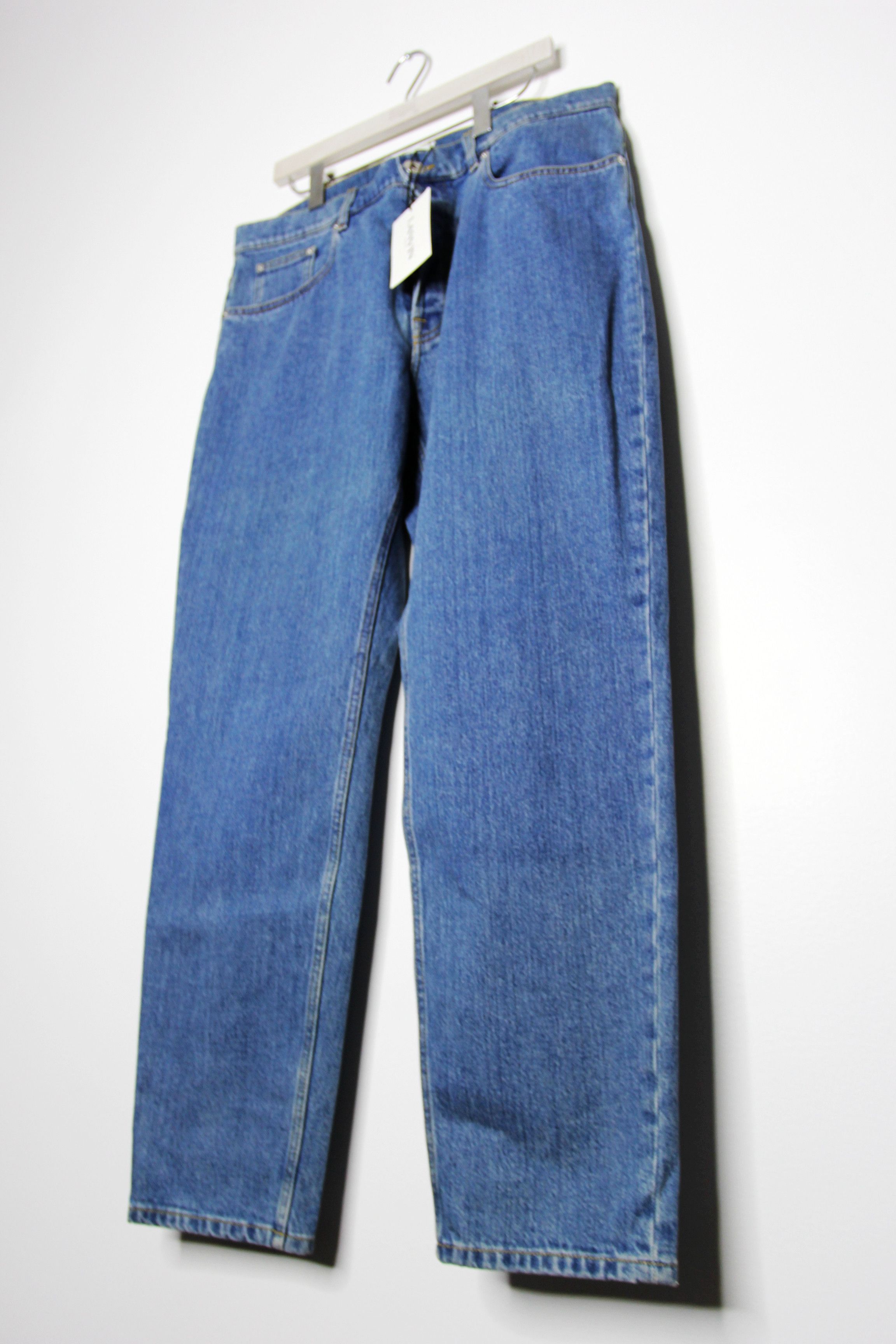 Lanvin BNWT AW22 LANVIN LIGHT WASH STRAIGHT LEG JEANS 34 Size US 34 / EU 50 - 5 Thumbnail