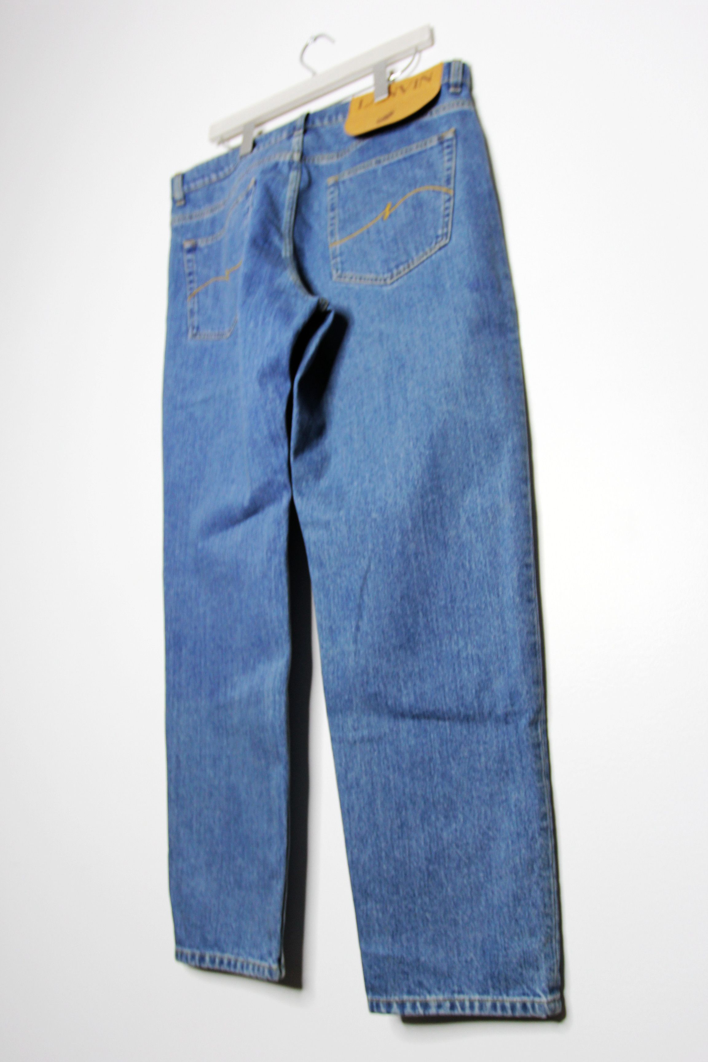 Lanvin BNWT AW22 LANVIN LIGHT WASH STRAIGHT LEG JEANS 34 Size US 34 / EU 50 - 7 Thumbnail