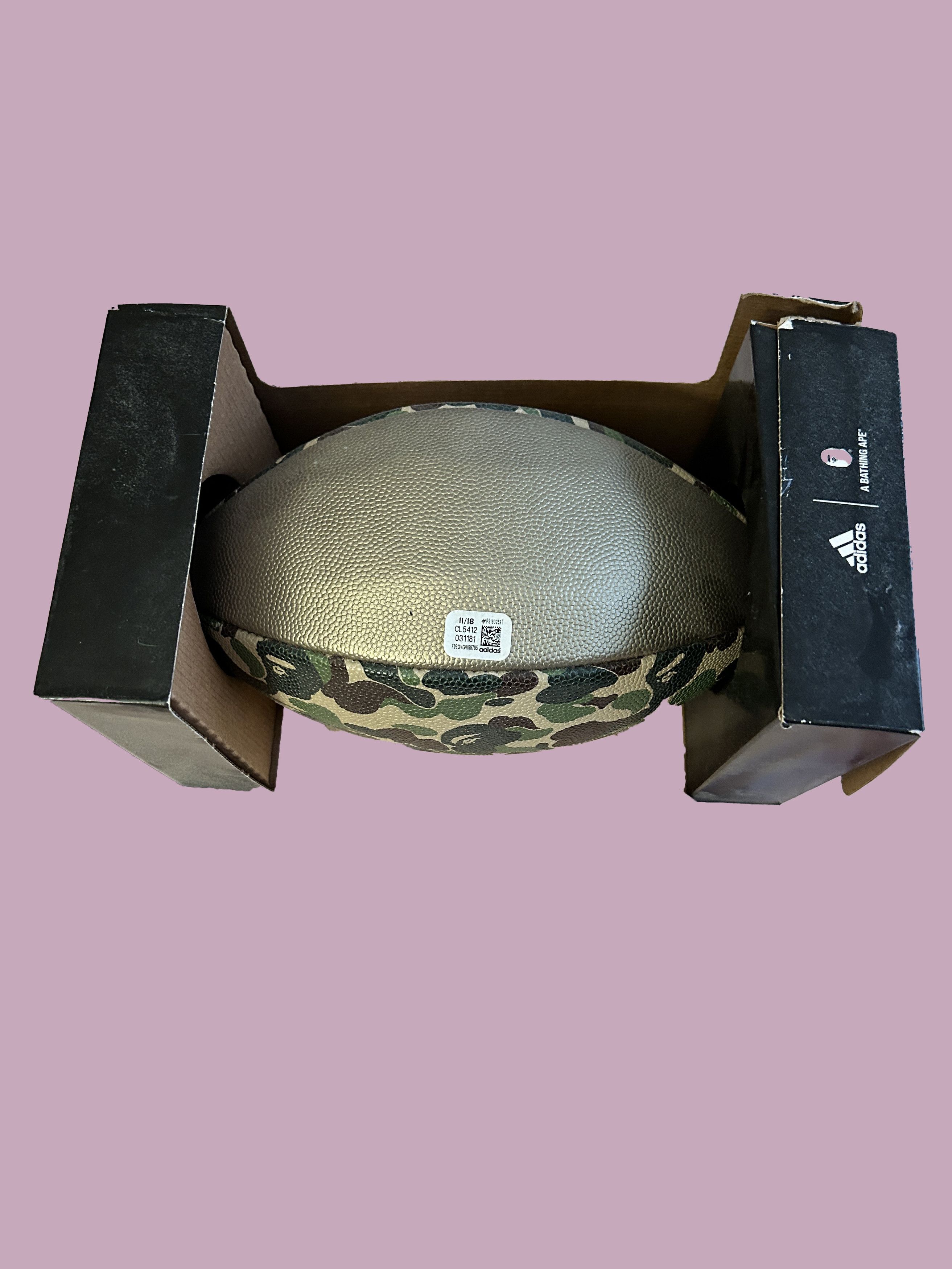 Adidas × Bape Bape x Adidas Rifle Football S/S 19 Camouflage Superbowl Size ONE SIZE - 2 Thumbnail