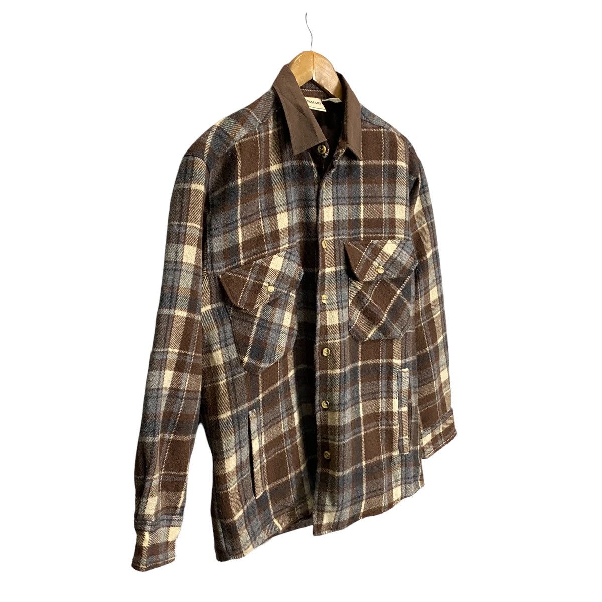 Flannel × Japanese Brand × Vintage vintage Dmart flannel jacket button up Size US M / EU 48-50 / 2 - 3 Thumbnail