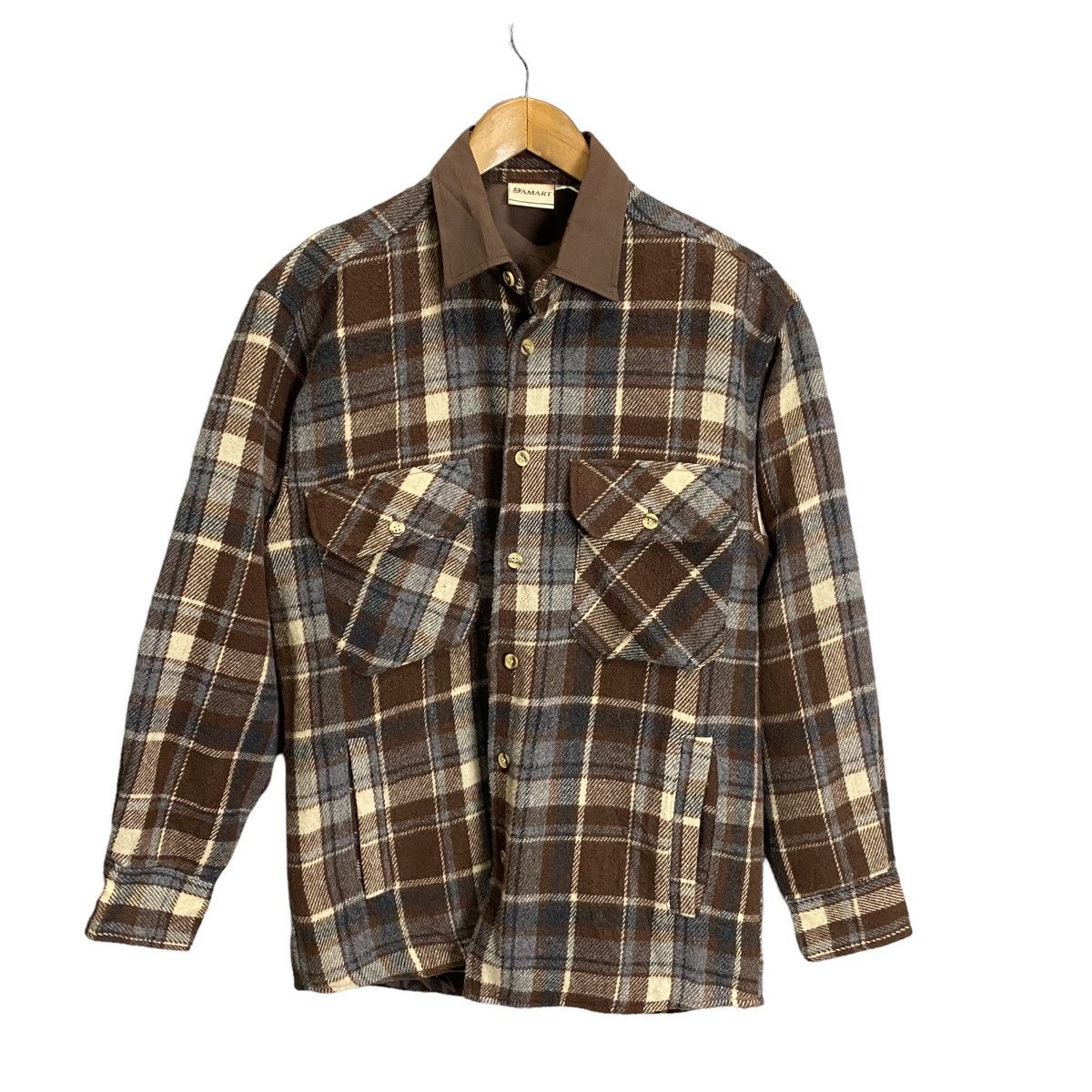 Flannel × Japanese Brand × Vintage vintage Dmart flannel jacket button up Size US M / EU 48-50 / 2 - 1 Thumbnail