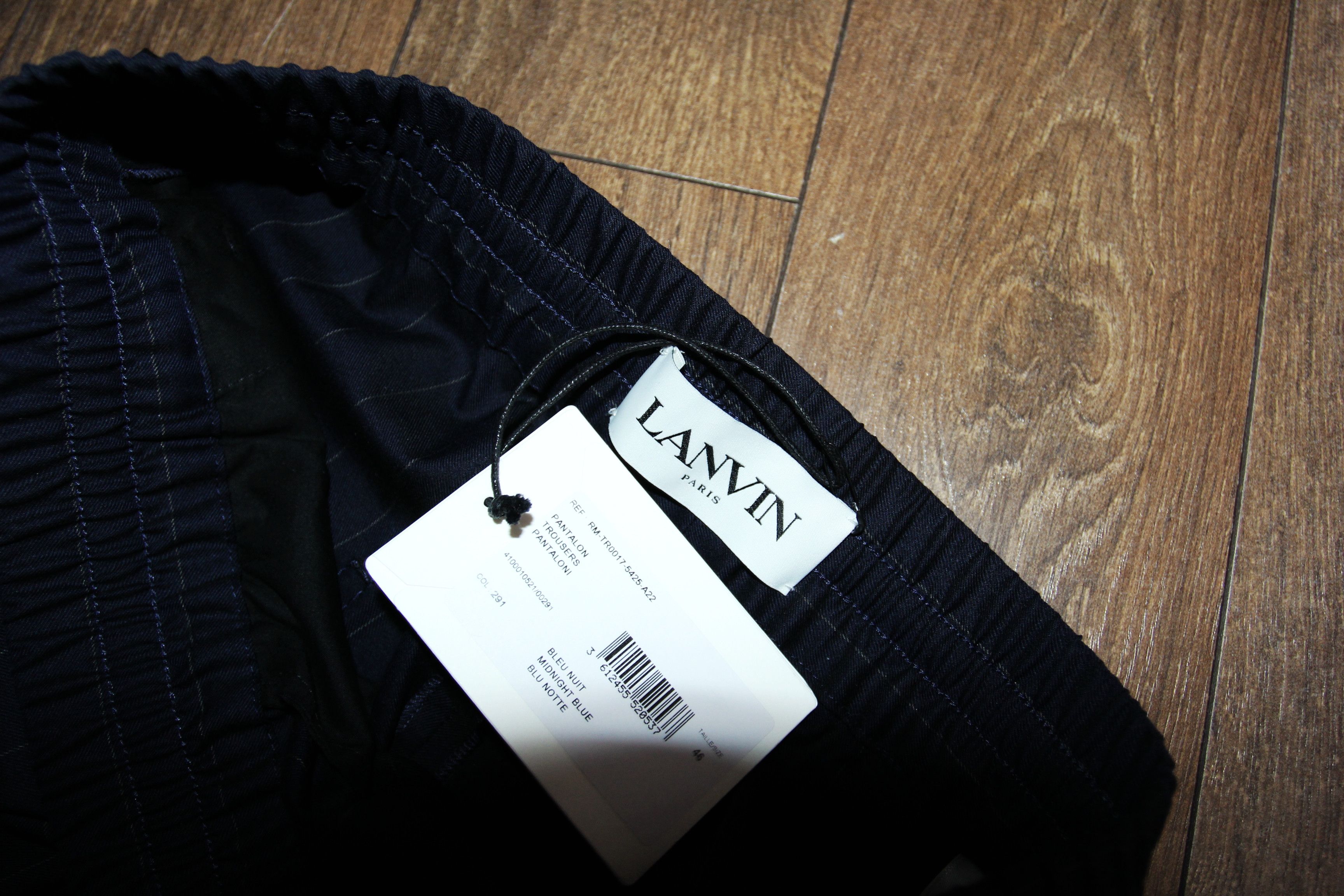 Lanvin BNWT AW22 LANVIN PINSTRIPED STRAIGHT-LEG PANTS 46 Size US 30 / EU 46 - 8 Thumbnail