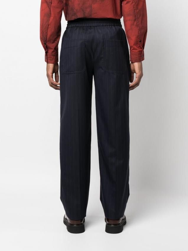 Lanvin BNWT AW22 LANVIN PINSTRIPED STRAIGHT-LEG PANTS 46 Size US 30 / EU 46 - 12 Thumbnail
