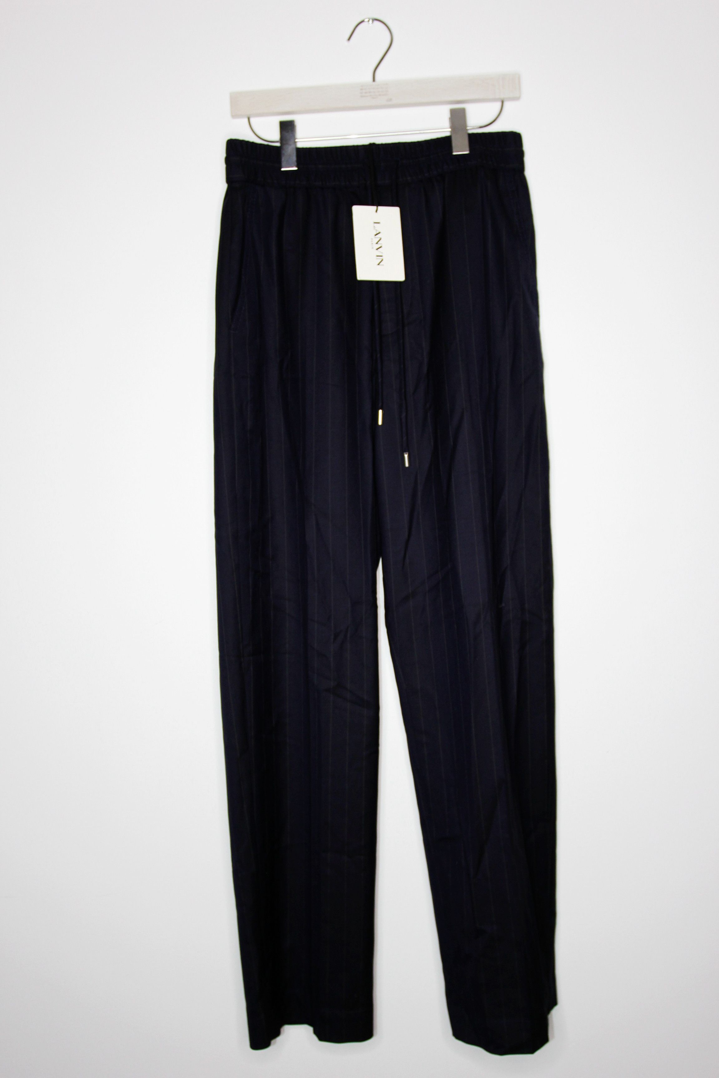 Lanvin BNWT AW22 LANVIN PINSTRIPED STRAIGHT-LEG PANTS 46 Size US 30 / EU 46 - 2 Thumbnail