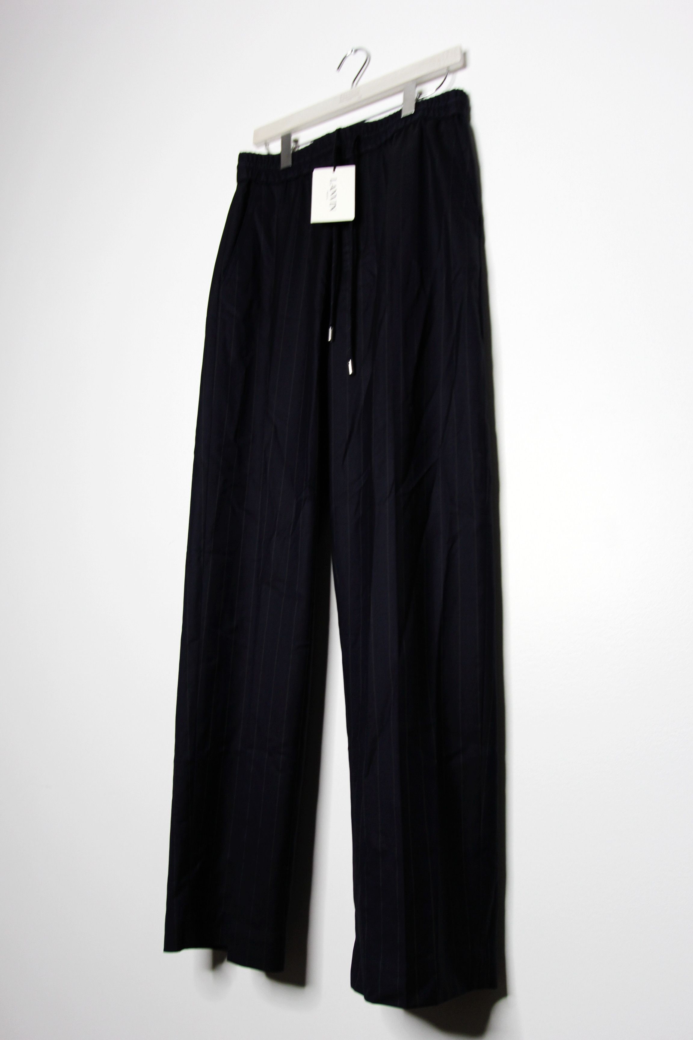 Lanvin BNWT AW22 LANVIN PINSTRIPED STRAIGHT-LEG PANTS 46 Size US 30 / EU 46 - 5 Thumbnail
