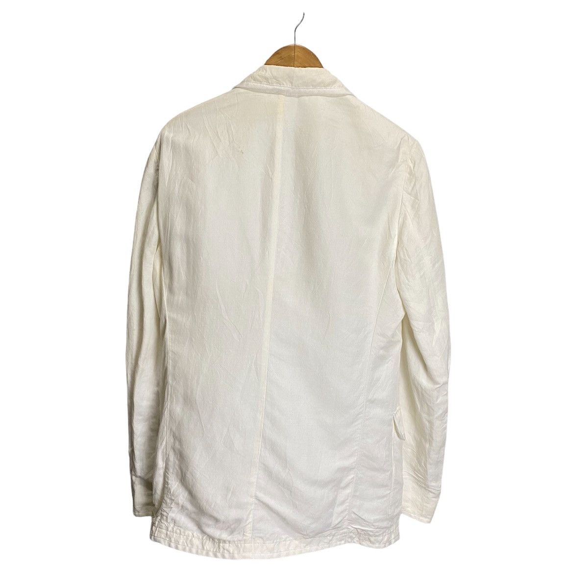 Armani × Vintage armani collezioni vintage white blazer Size 46L - 2 Thumbnail