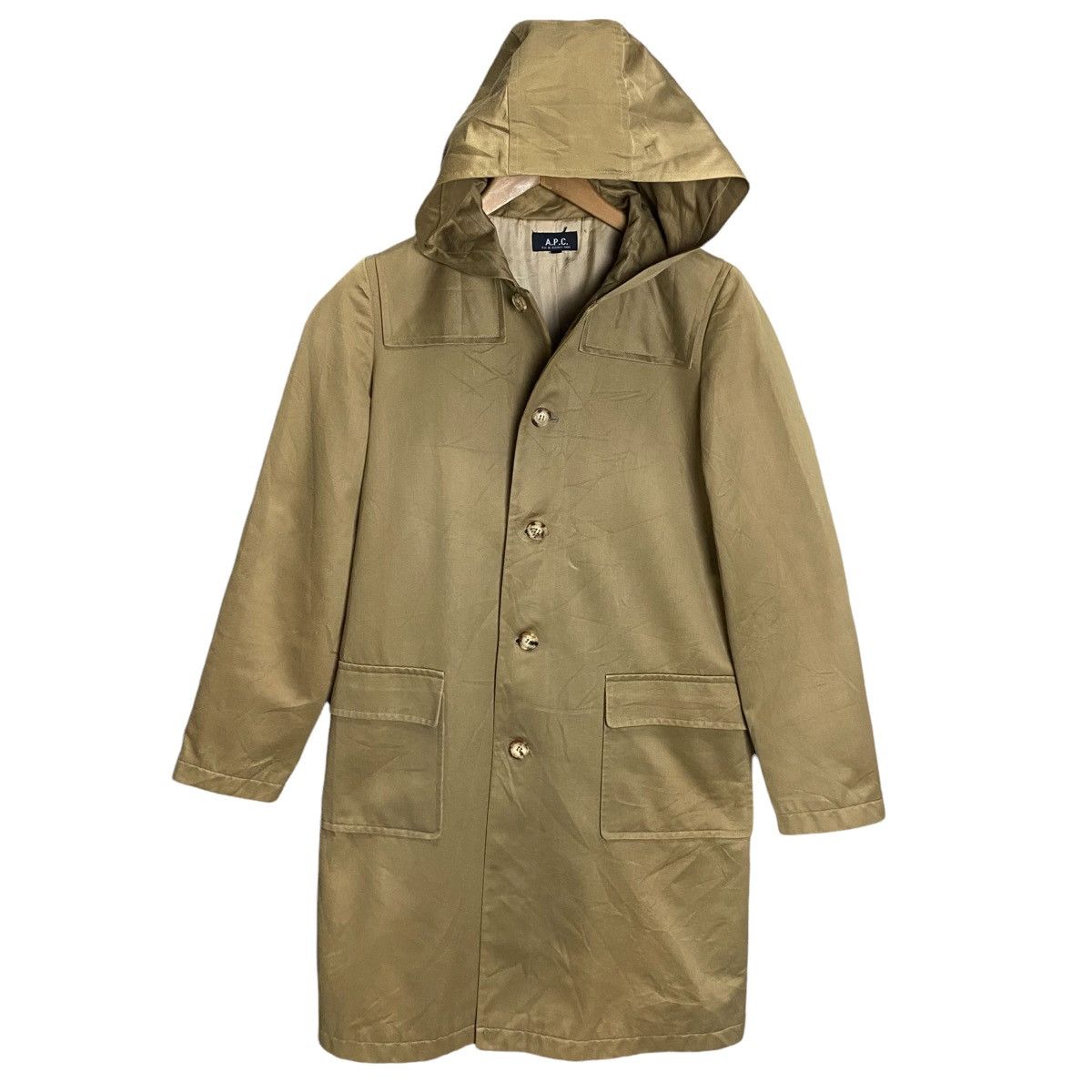 Vintage A.P.C trenchcoat hoodie