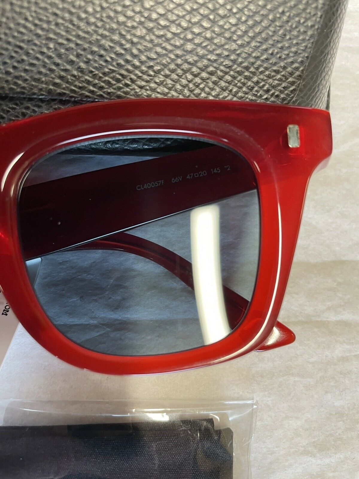 Celine CELINE CL40057F 66V 47mm Rectangle Cat Eye Sunglasses Size ONE SIZE - 7 Thumbnail