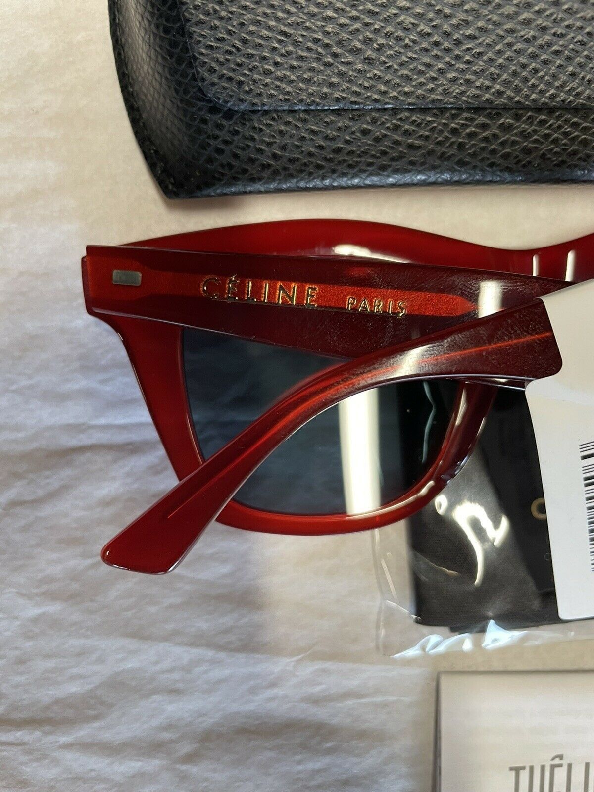 Celine CELINE CL40057F 66V 47mm Rectangle Cat Eye Sunglasses Size ONE SIZE - 6 Thumbnail