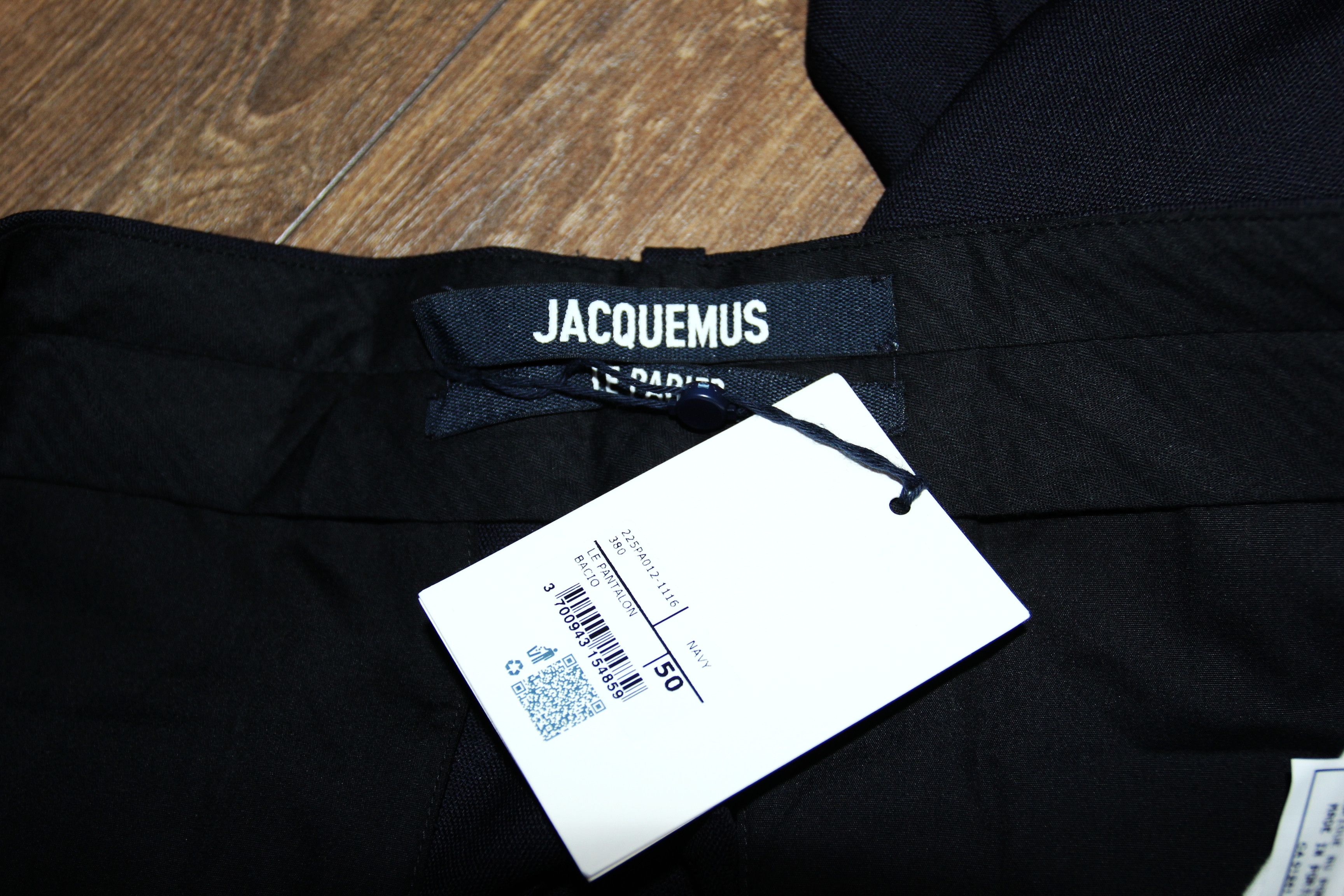 Jacquemus BNWT AW22 JACQUEMUS "LE PAPIER" LE PANTALON BACIO PANTS 50 Size US 34 / EU 50 - 6 Thumbnail