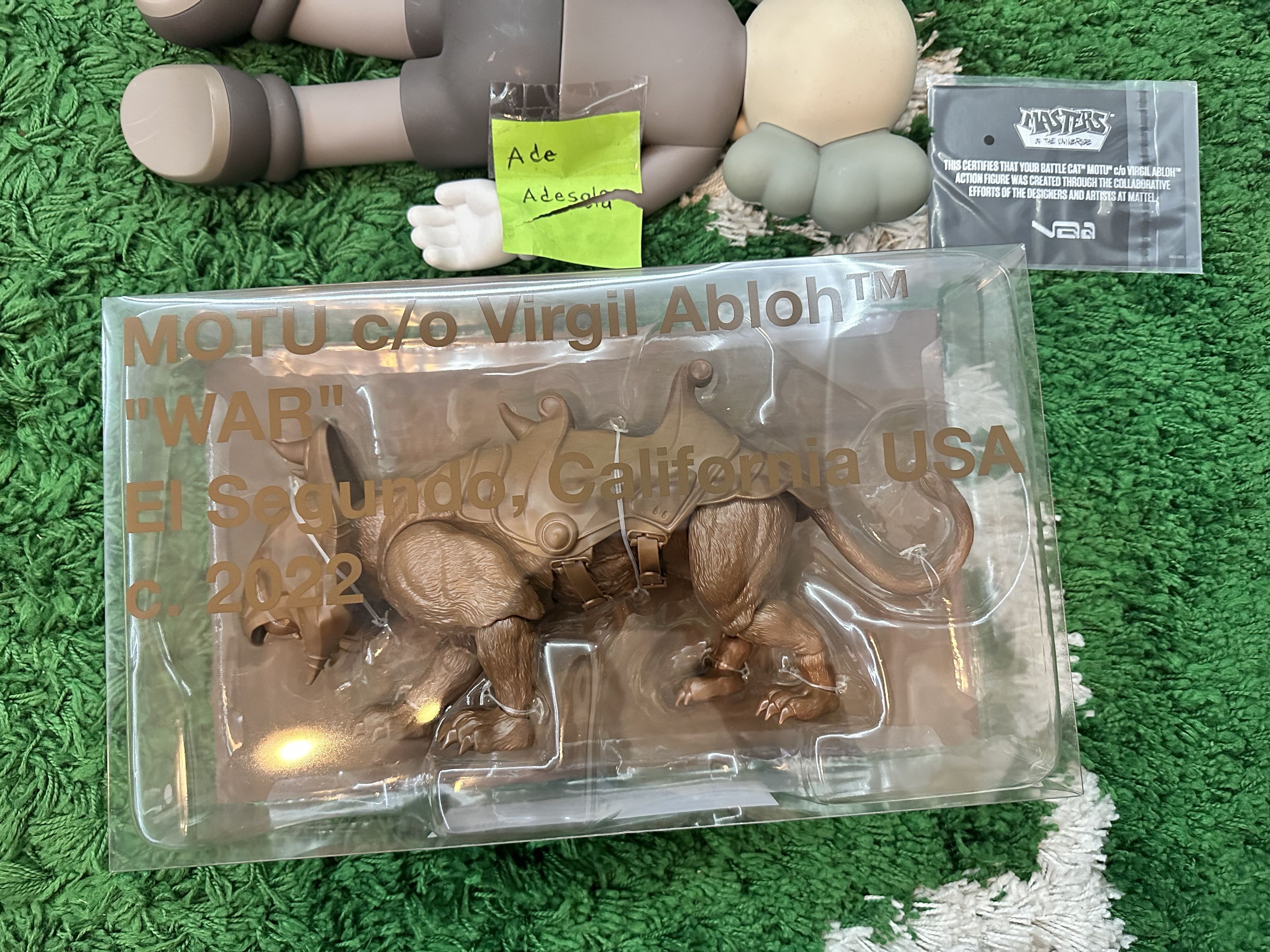 Virgil Abloh MOTU Battle Cat Collector Figure Size ONE SIZE - 3 Thumbnail