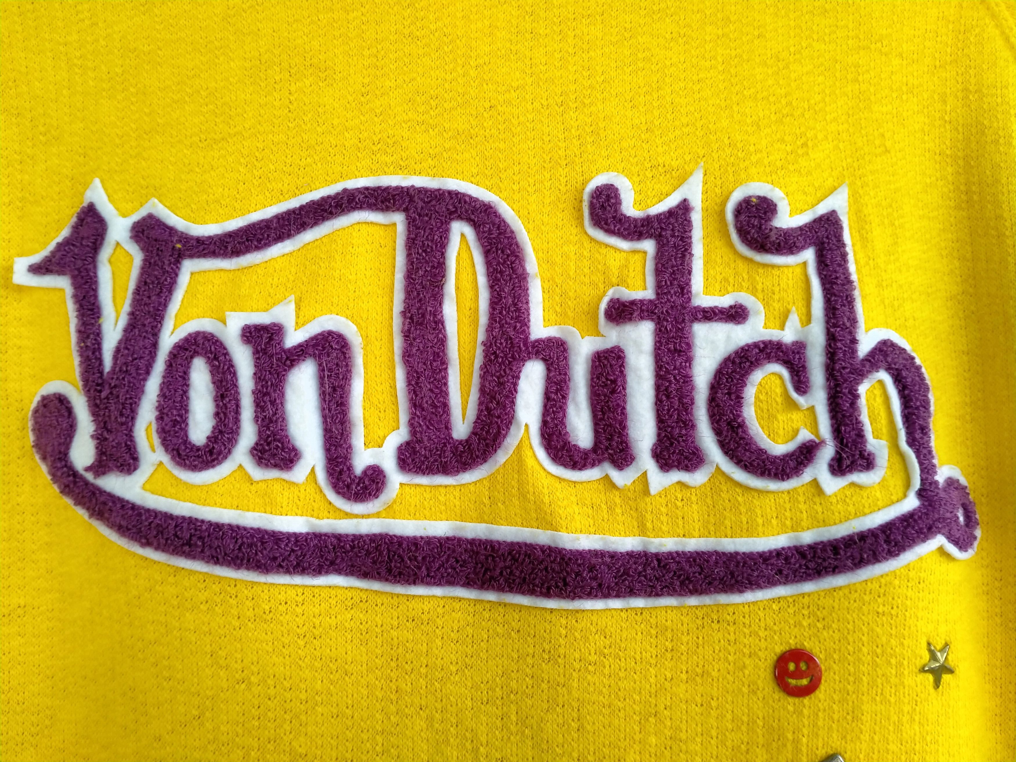 Vintage Vintage Von Ducth Spellout Hoodie for ladies Size M / US 6-8 / IT 42-44 - 6 Thumbnail