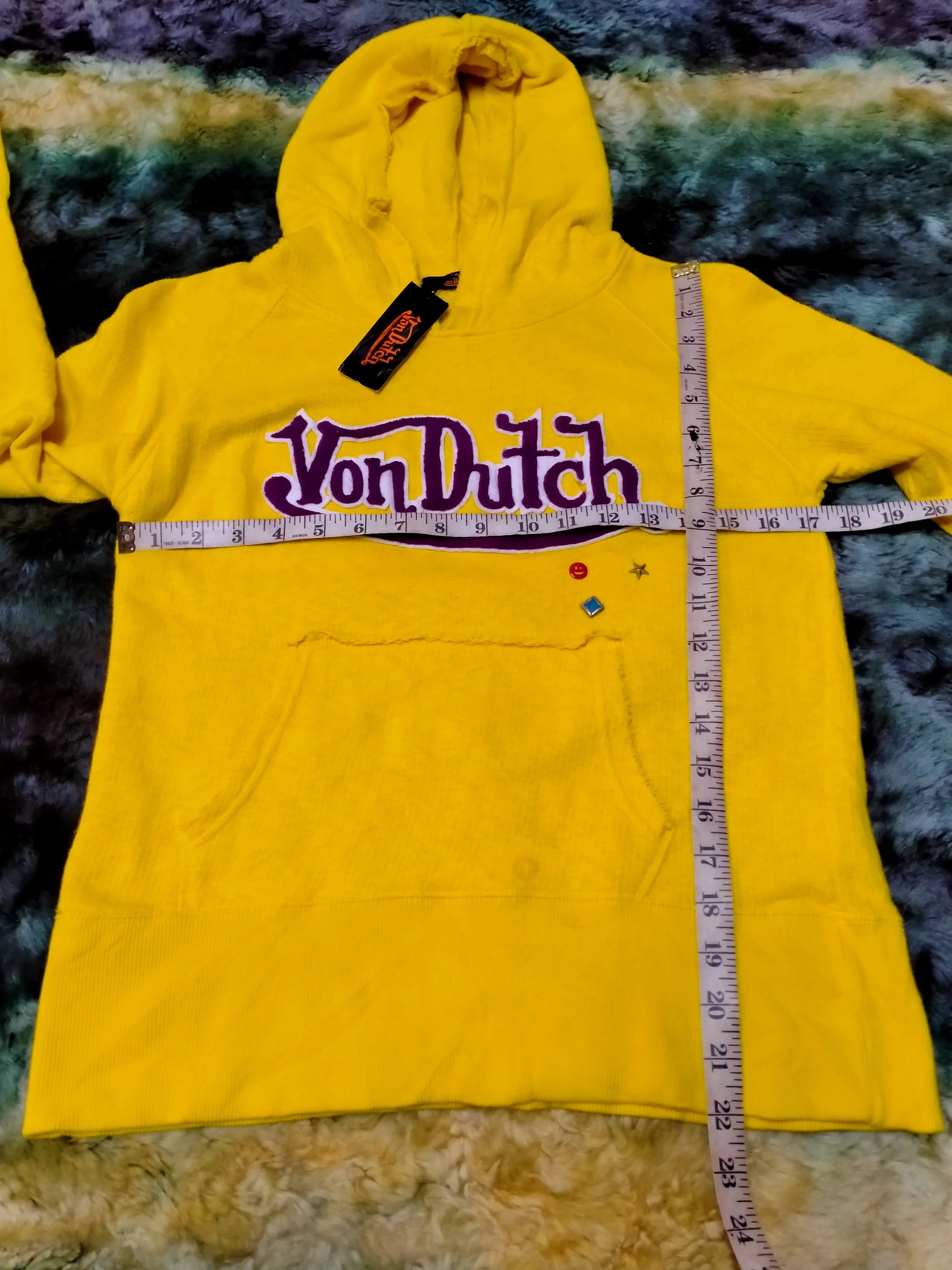Vintage Vintage Von Ducth Spellout Hoodie for ladies Size M / US 6-8 / IT 42-44 - 17 Thumbnail