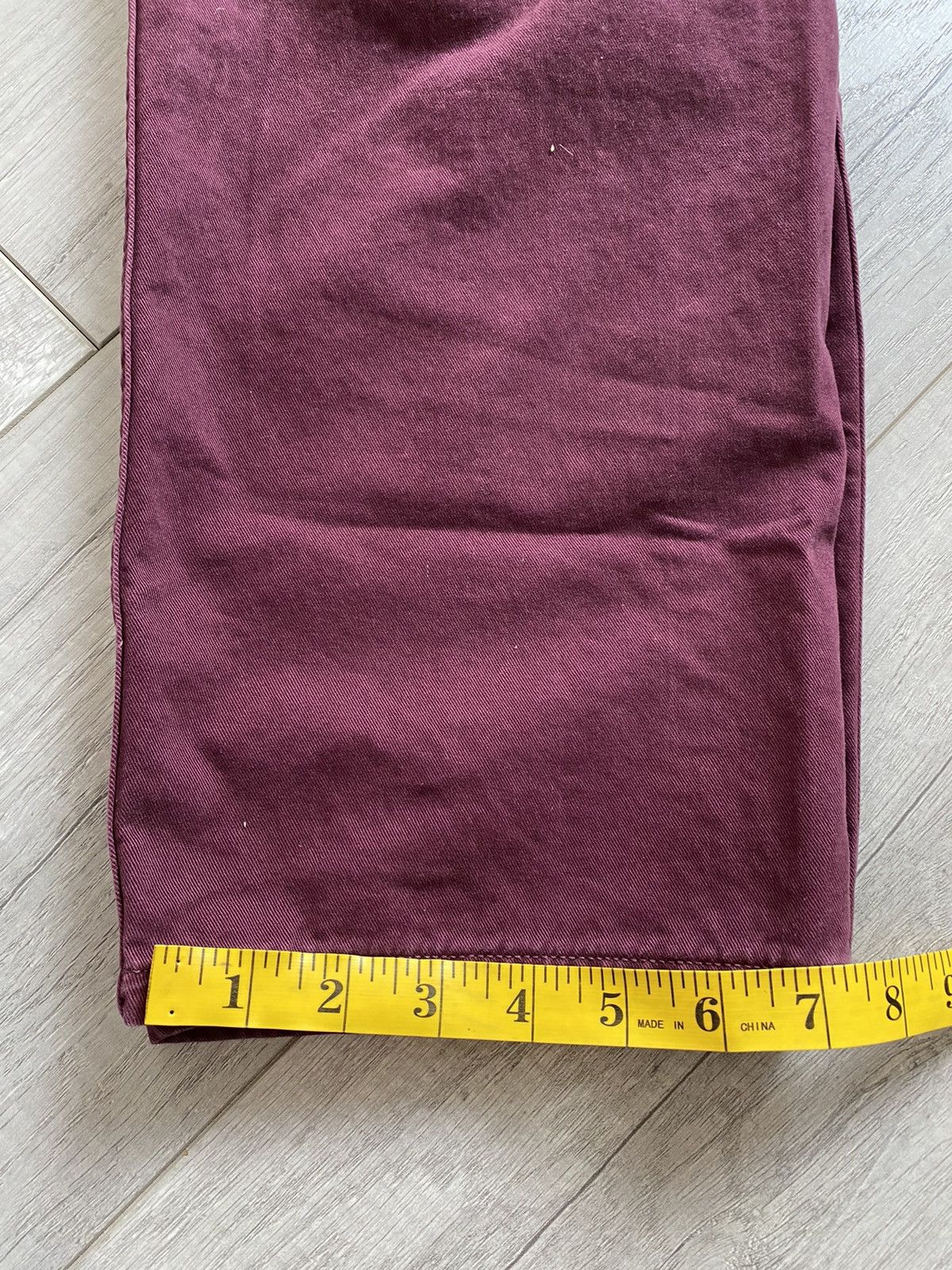 Levi's × Levi's Made & Crafted Levi’s Strauss white tab Maroon Cargo Pants Size US 32 / EU 48 - 11 Thumbnail