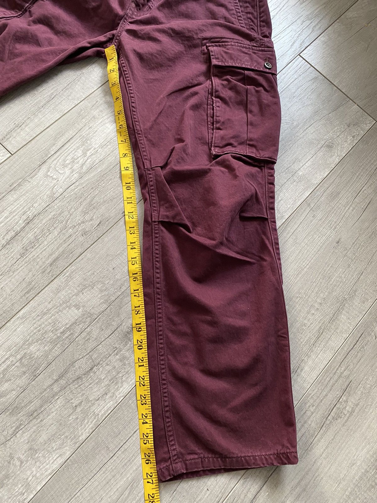 Levi's × Levi's Made & Crafted Levi’s Strauss white tab Maroon Cargo Pants Size US 32 / EU 48 - 8 Thumbnail