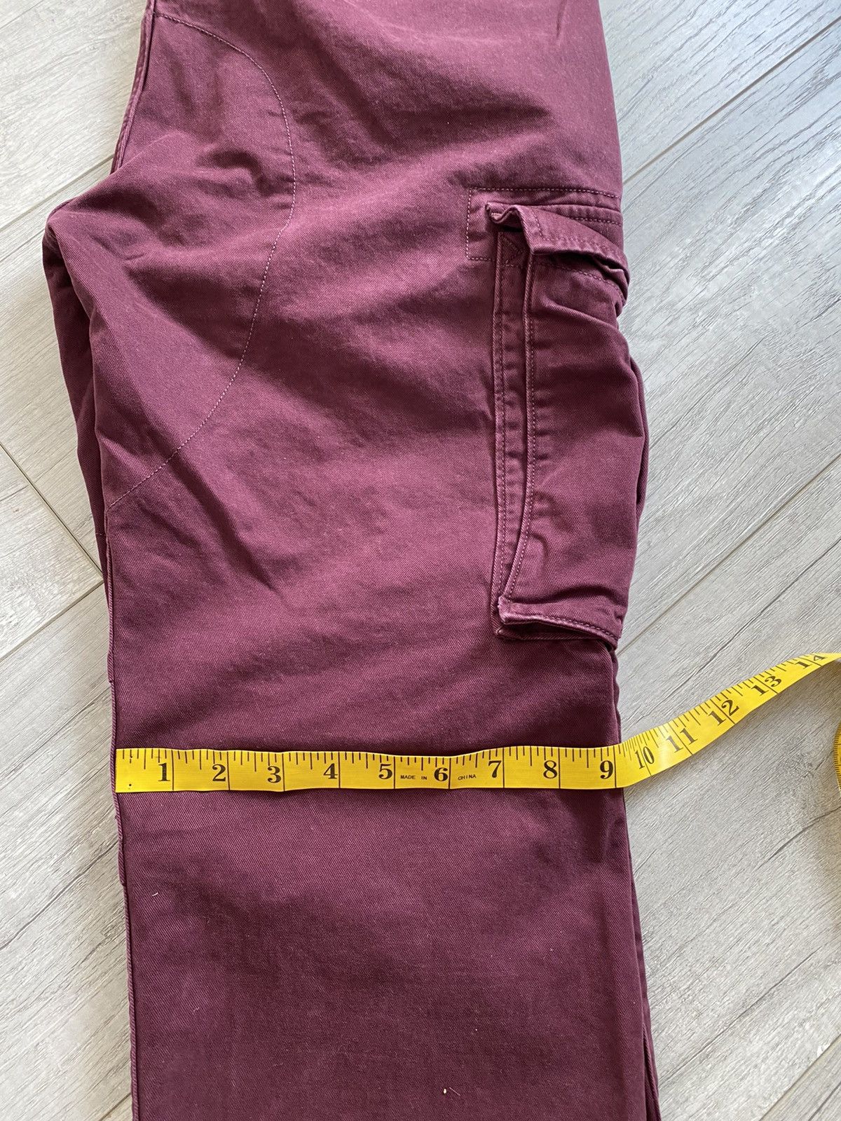 Levi's × Levi's Made & Crafted Levi’s Strauss white tab Maroon Cargo Pants Size US 32 / EU 48 - 10 Thumbnail