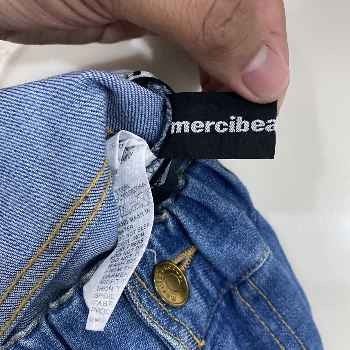 Issey Miyake × Japanese Brand × mercibeaucoup Mercibeaucoup by Issey Miyake Long Rise Jeans Size US 28 / EU 44 - 7 Thumbnail