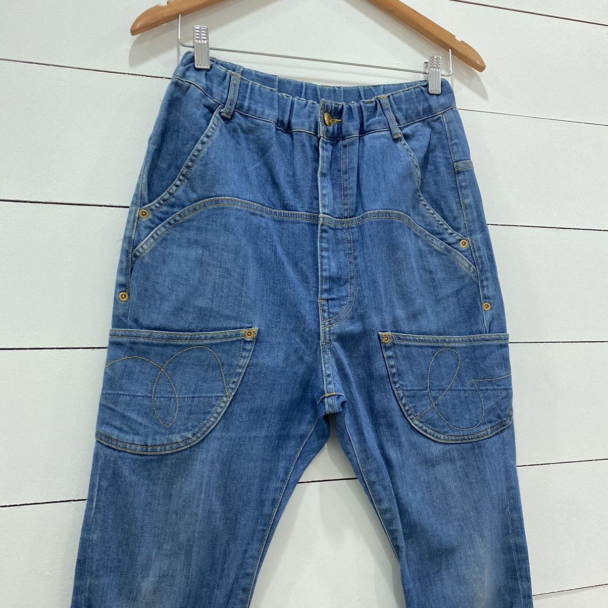 Issey Miyake × Japanese Brand × mercibeaucoup Mercibeaucoup by Issey Miyake Long Rise Jeans Size US 28 / EU 44 - 4 Thumbnail