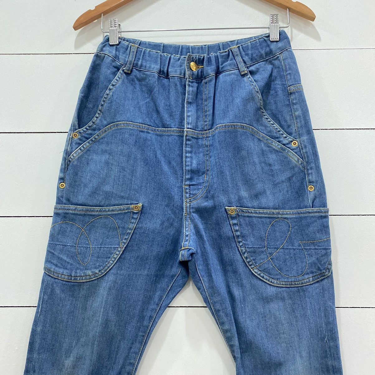 Issey Miyake × Japanese Brand × mercibeaucoup Mercibeaucoup by Issey Miyake Long Rise Jeans Size US 28 / EU 44 - 3 Thumbnail