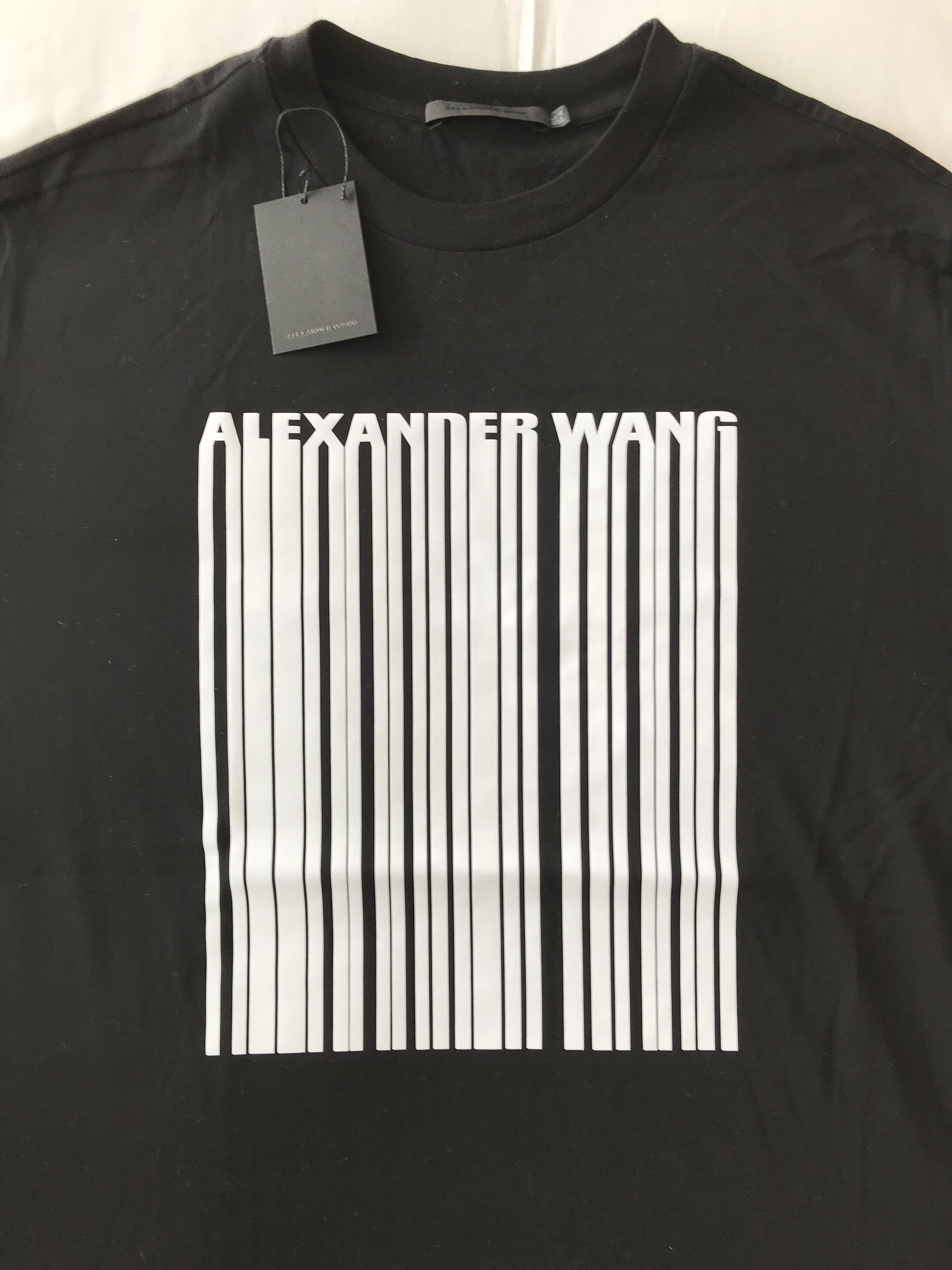 Alexander Wang Alexander Wang Black Barcode T-Shirt Size 50 Size US M / EU 48-50 / 2 - 5 Thumbnail