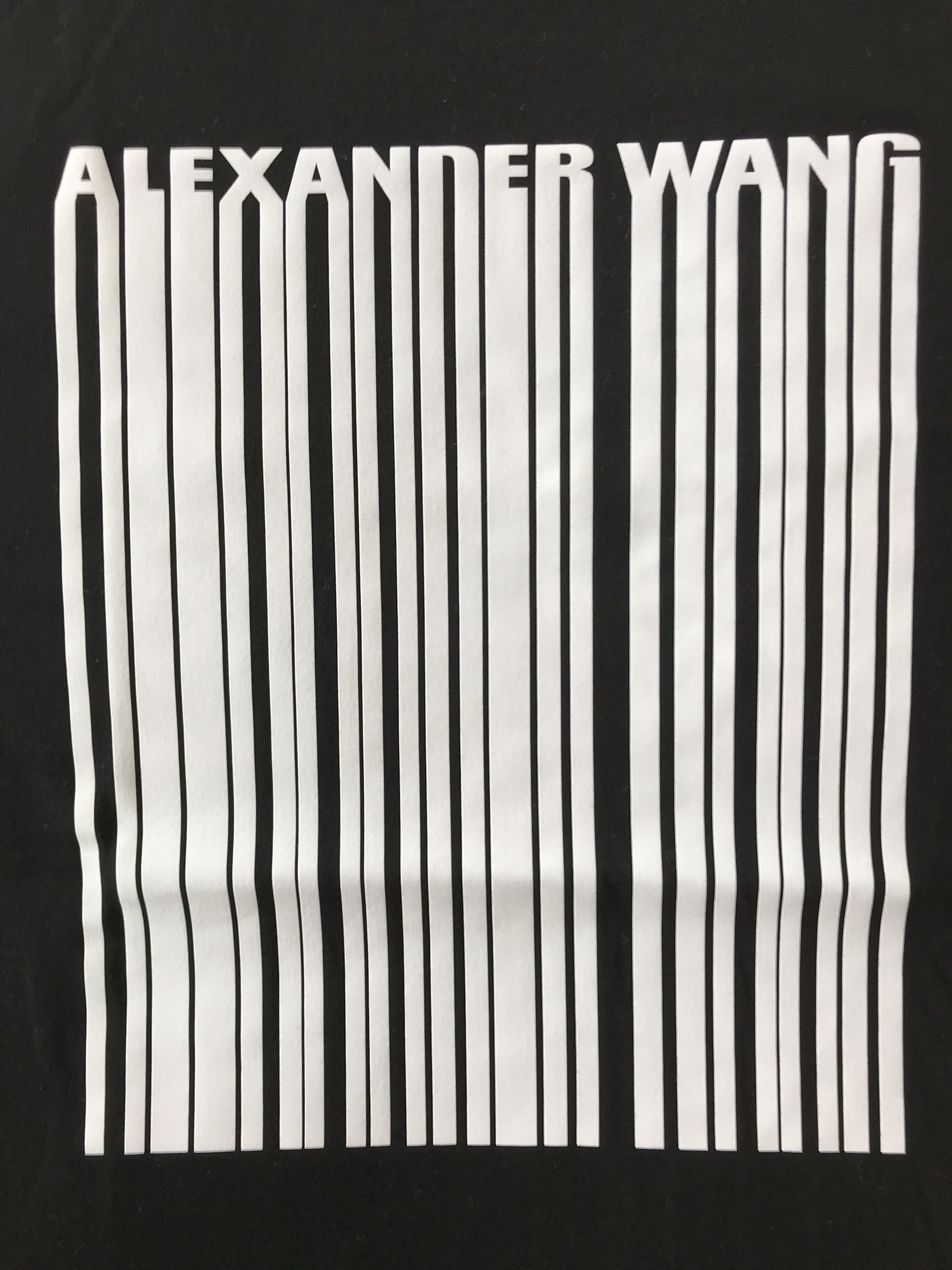 Alexander Wang Alexander Wang Black Barcode T-Shirt Size 50 Size US M / EU 48-50 / 2 - 3 Thumbnail