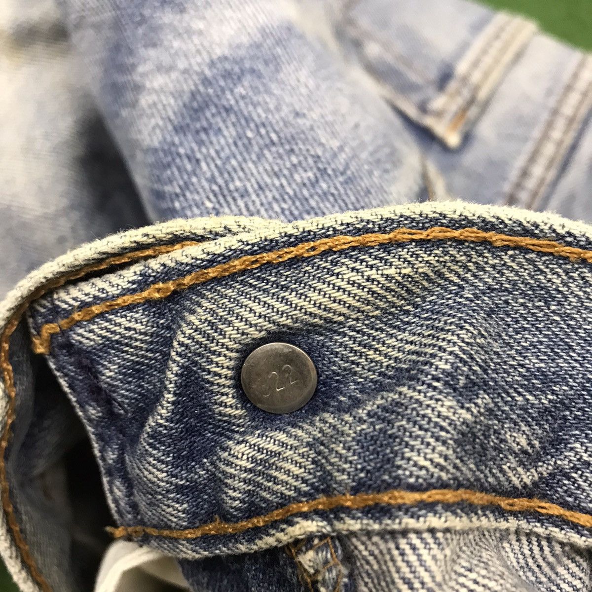 Levi's Vintage 80s Levis 501 Destroy Distressed Dirty Zigzag Jeans Size US 34 / EU 50 - 21 Thumbnail