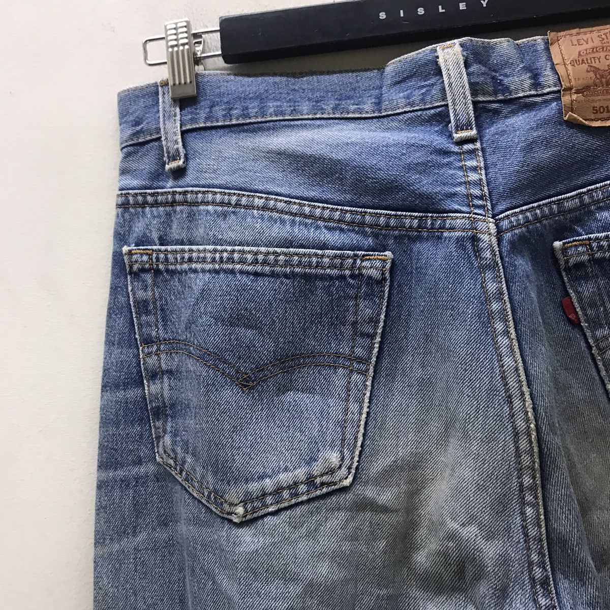 Levi's Vintage 80s Levis 501 Destroy Distressed Dirty Zigzag Jeans Size US 34 / EU 50 - 11 Thumbnail