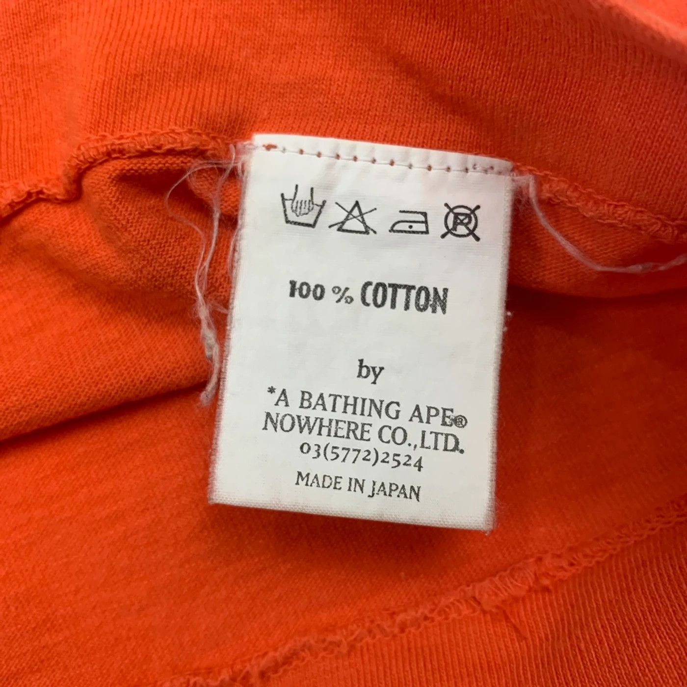 Bape Baby Milo 🍊 OG Orange Gradation Tee Size US M / EU 48-50 / 2 - 7 Thumbnail