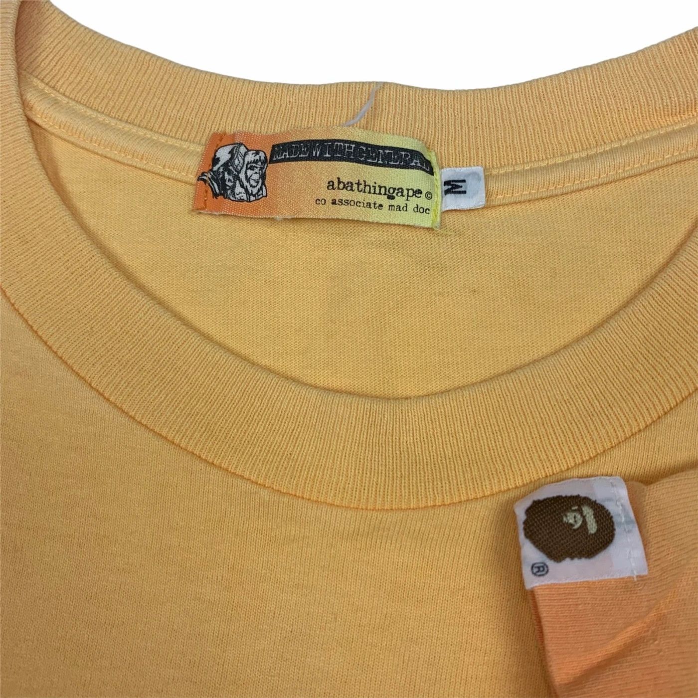 Bape Baby Milo 🍊 OG Orange Gradation Tee Size US M / EU 48-50 / 2 - 6 Thumbnail
