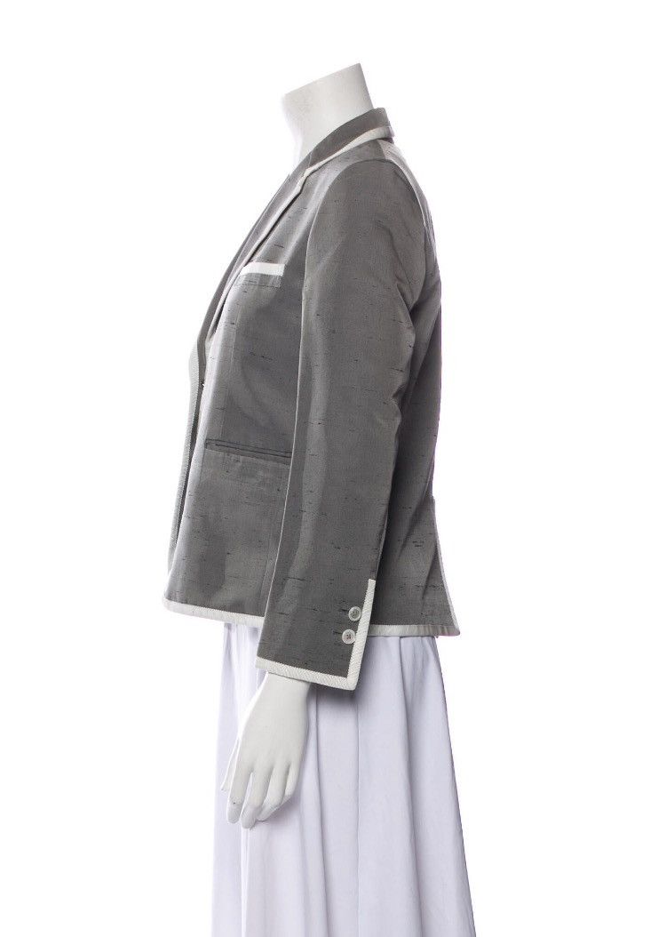Brooks Brothers × Brooks Brothers Black Fleece × Thom Browne Classic silk prep school blazer Size XS / US 0-2 / IT 36-38 - 4 Thumbnail