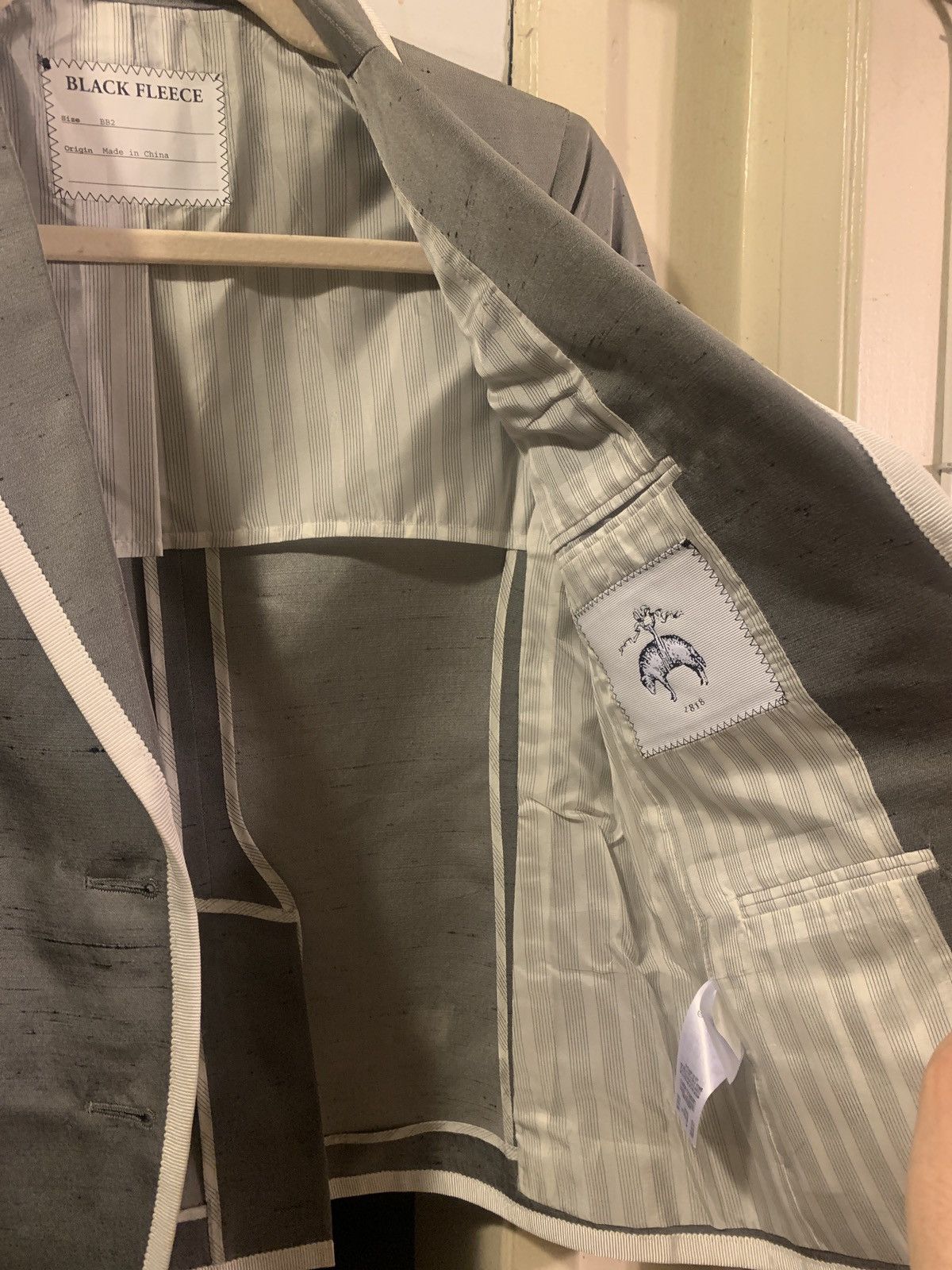 Brooks Brothers × Brooks Brothers Black Fleece × Thom Browne Classic silk prep school blazer Size XS / US 0-2 / IT 36-38 - 9 Thumbnail
