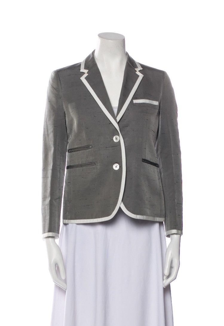 Brooks Brothers × Brooks Brothers Black Fleece × Thom Browne Classic silk prep school blazer Size XS / US 0-2 / IT 36-38 - 2 Thumbnail