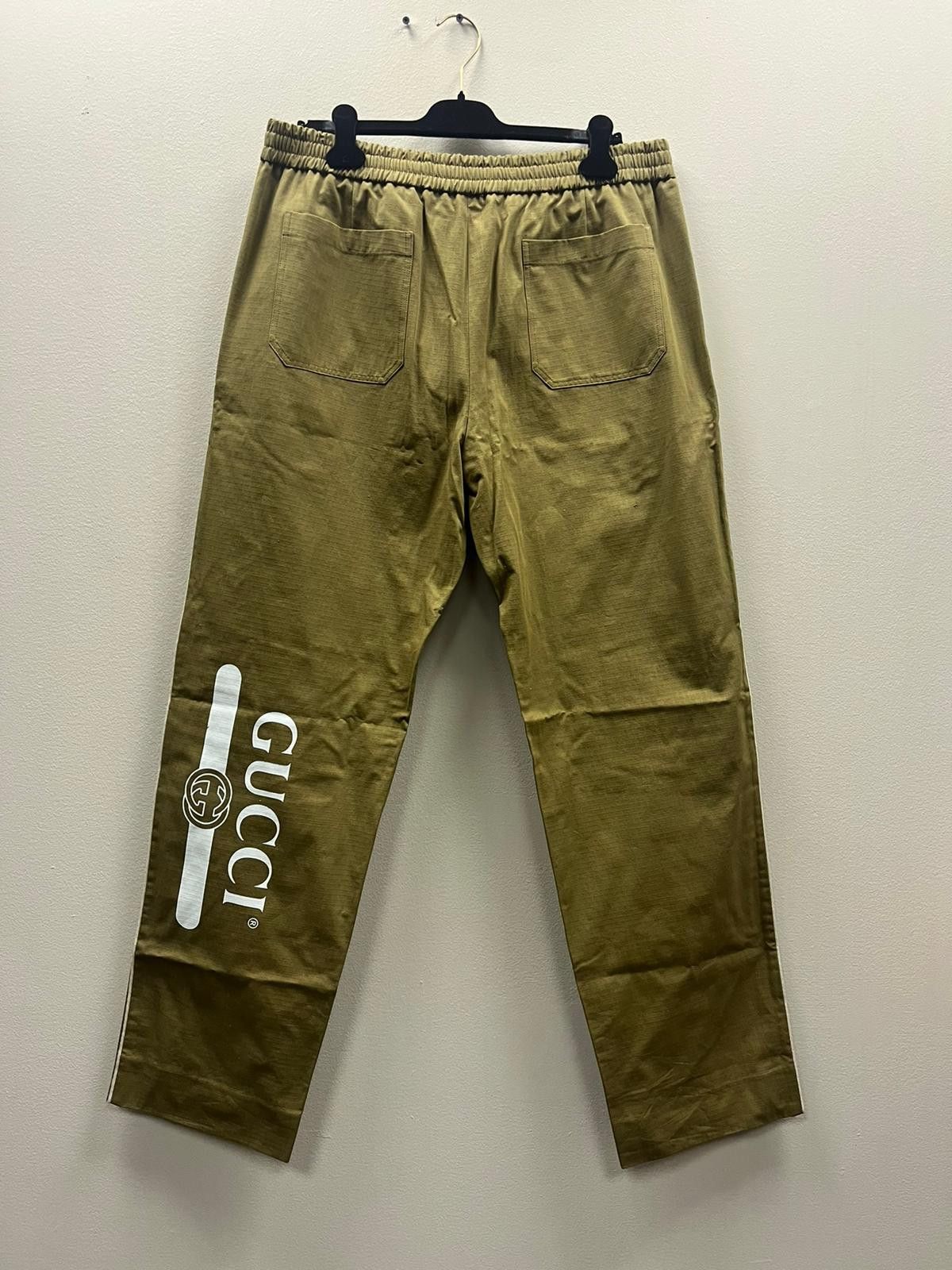 Gucci Rip Stop Logo Pants in Khaki | Grailed